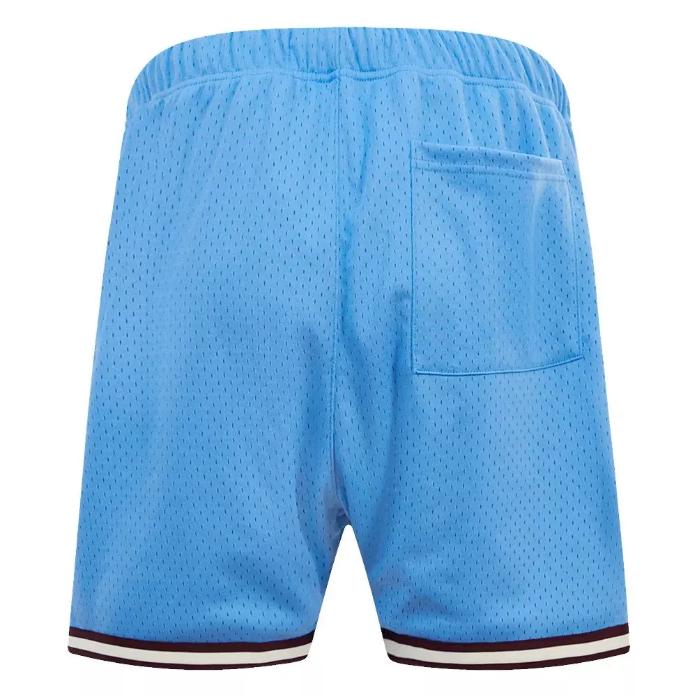Pro Standard Men's MLB Philadelphia Phillies Retro Logo Mesh Short - Blue/Wine - BLUE/WINE