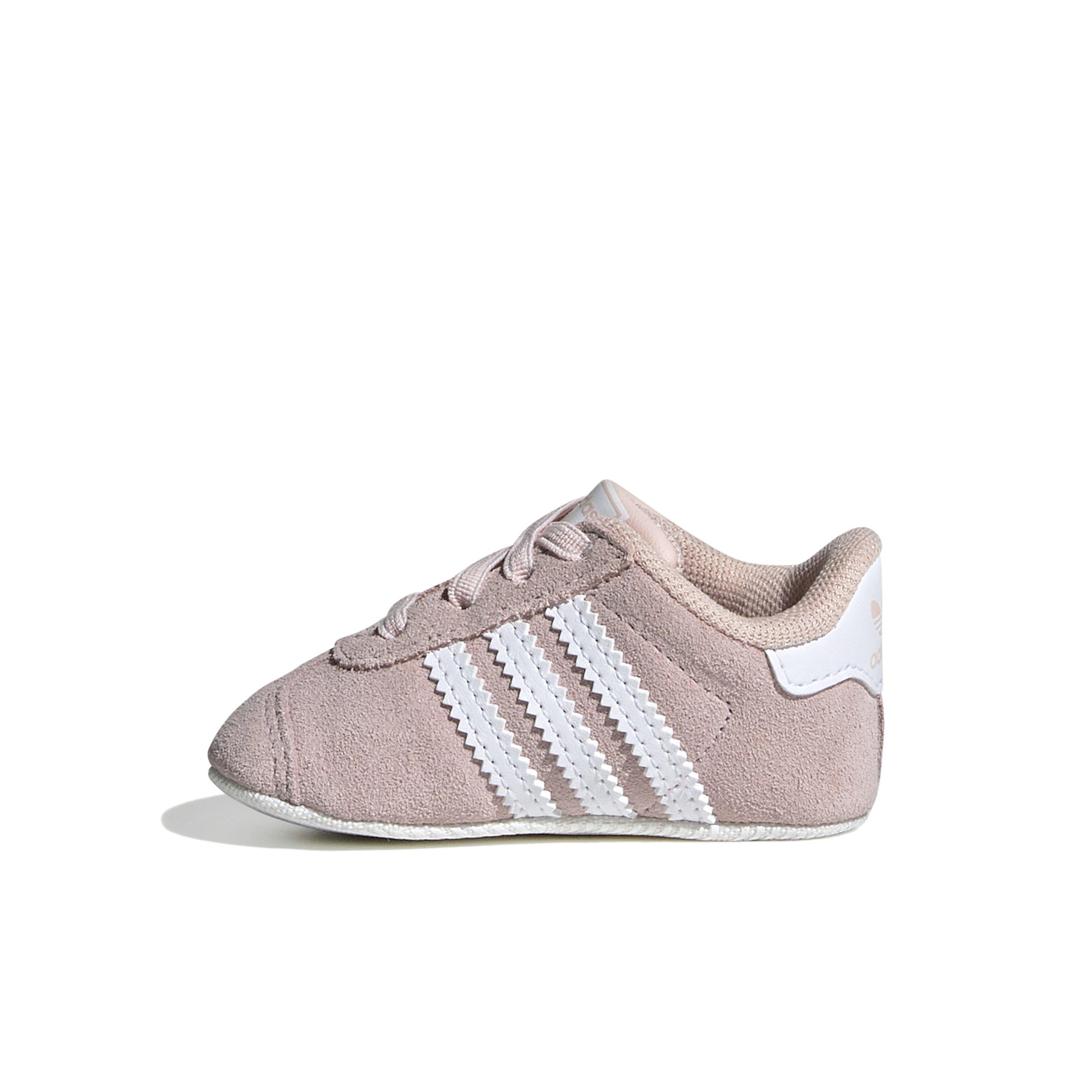 adidas Originals Gazelle Crib Infant Girls' "Icey Pink/Ftwr White/Ftwr White" Shoe