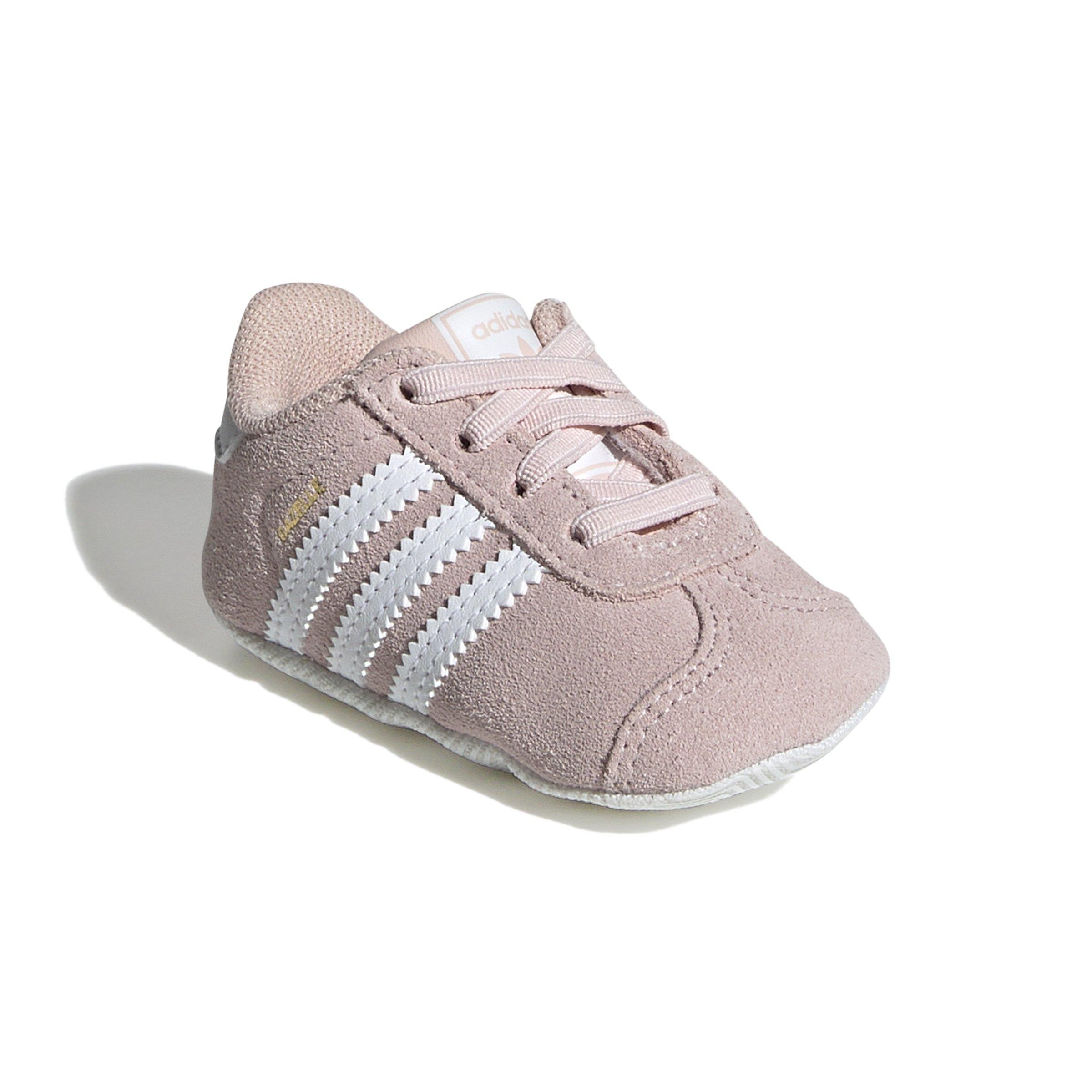 adidas gazelle silver green womens Gazelle Cf Elastic Lace Infant Clear Pink/Court Green/Pink – Shoes & Sox main image 0