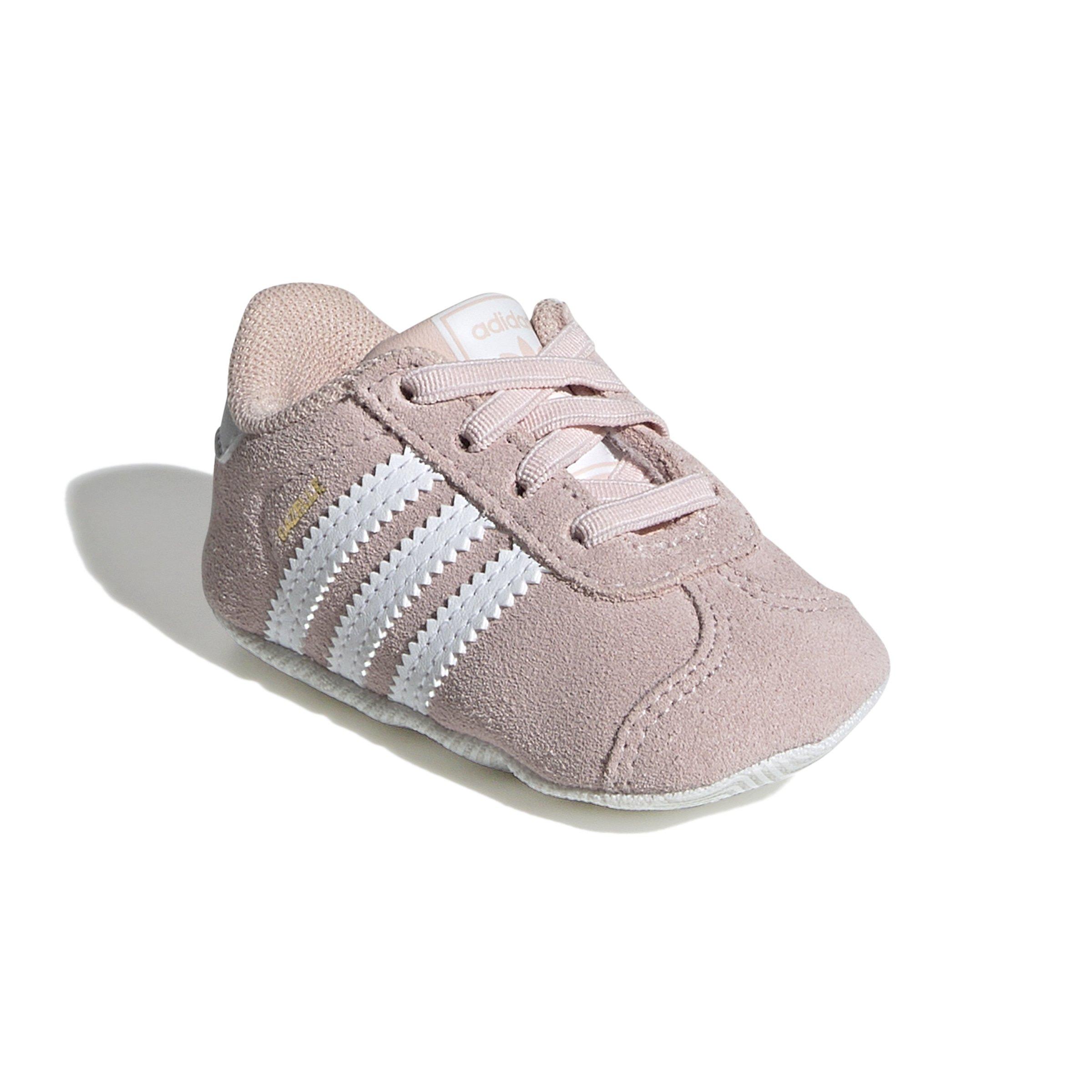 adidas Originals Gazelle Crib Infant Girls' "Icey Pink/Ftwr White/Ftwr White" Shoe