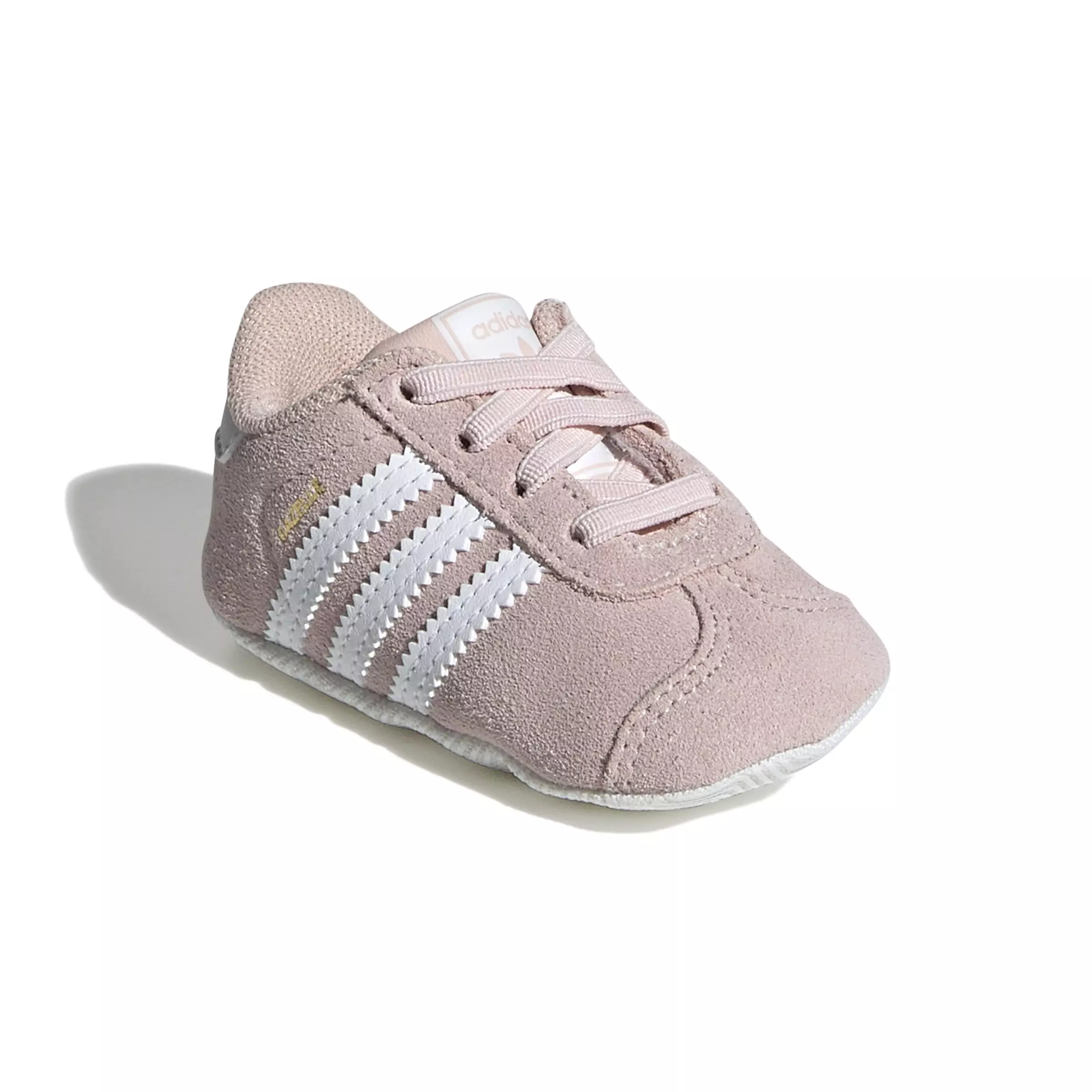 adidas Originals Gazelle Crib "Icey Pink/Ftwr White/Ftwr White" Infant Girls' Shoe - PINK/WHITE/WHITE