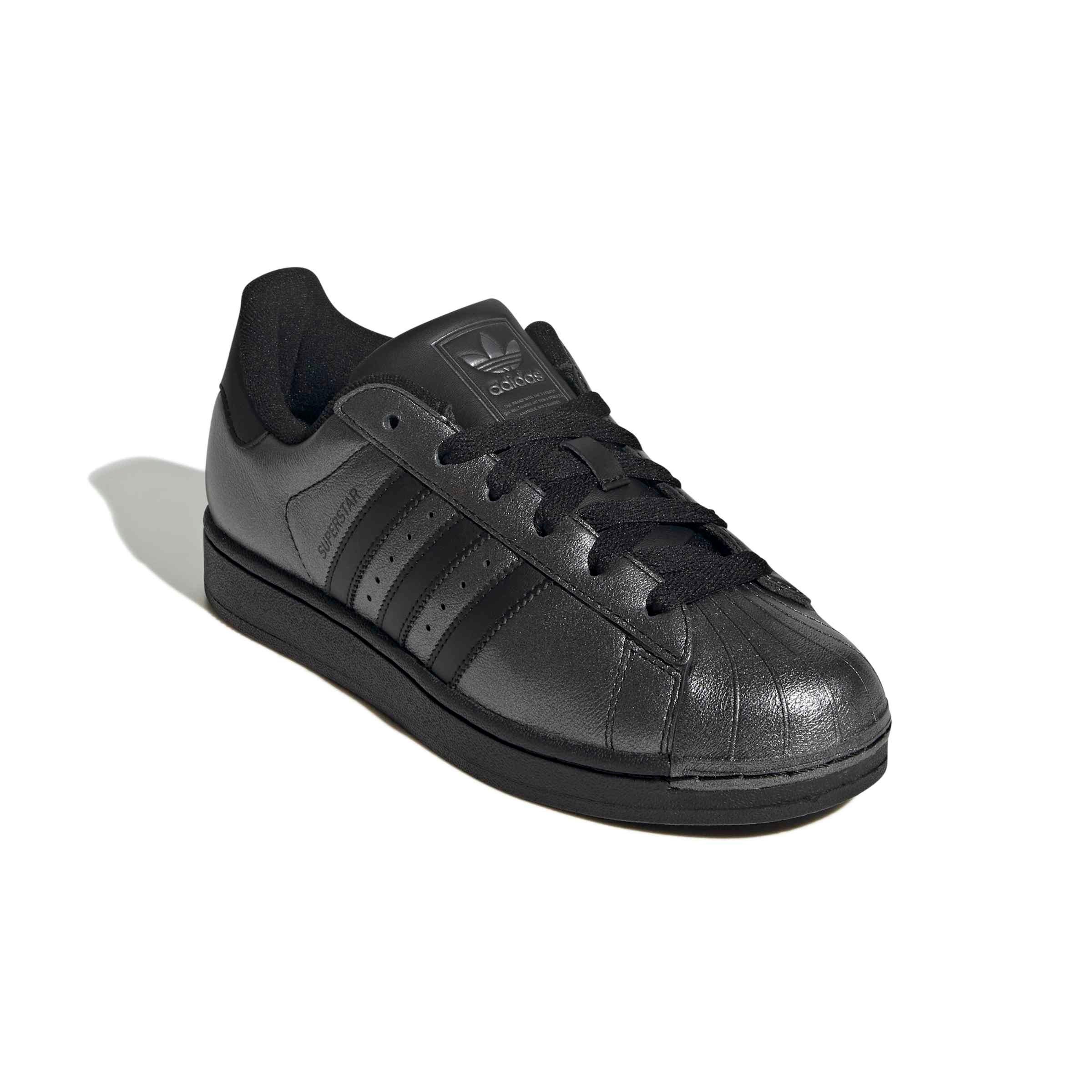 adidas Originals Superstar II "Core Black/Core Black/Iron Metallic" Women's Shoe - BLACK/BLACK/IRON Thumbnail View 3