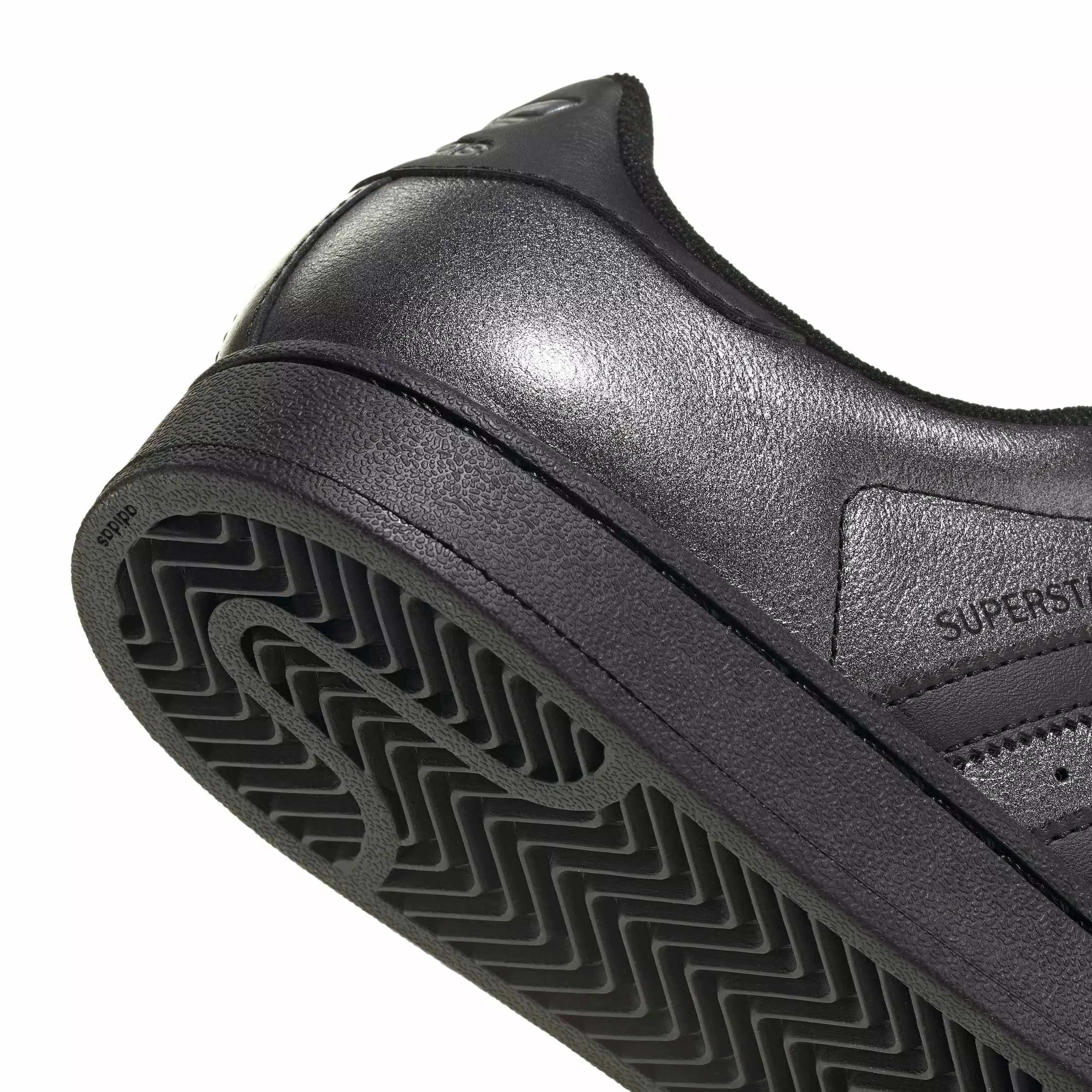adidas Originals Superstar II "Core Black/Core Black/Iron Metallic" Women's Shoe - BLACK/BLACK/IRON