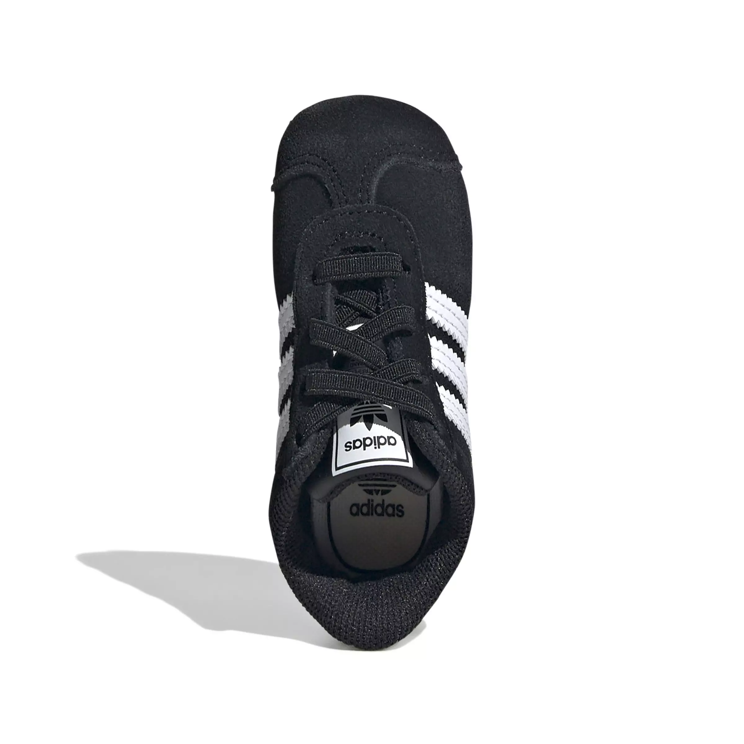 adidas Originals Gazelle Crib "Core Black/Ftwr White/Ftwr White" Infant Girls' Shoe - BLACK/WHITE/WHITE