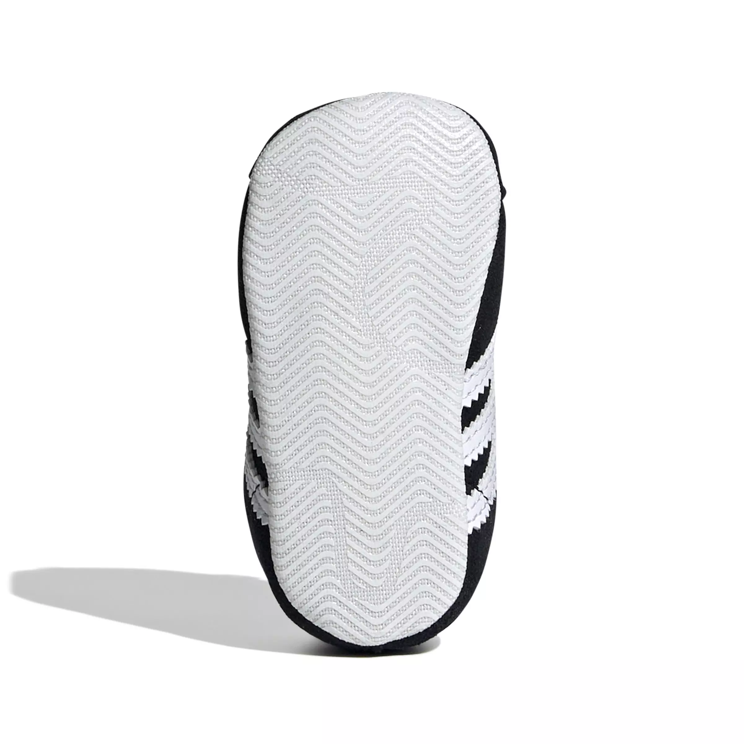 adidas Originals Gazelle Crib "Core Black/Ftwr White/Ftwr White" Infant Girls' Shoe - BLACK/WHITE/WHITE