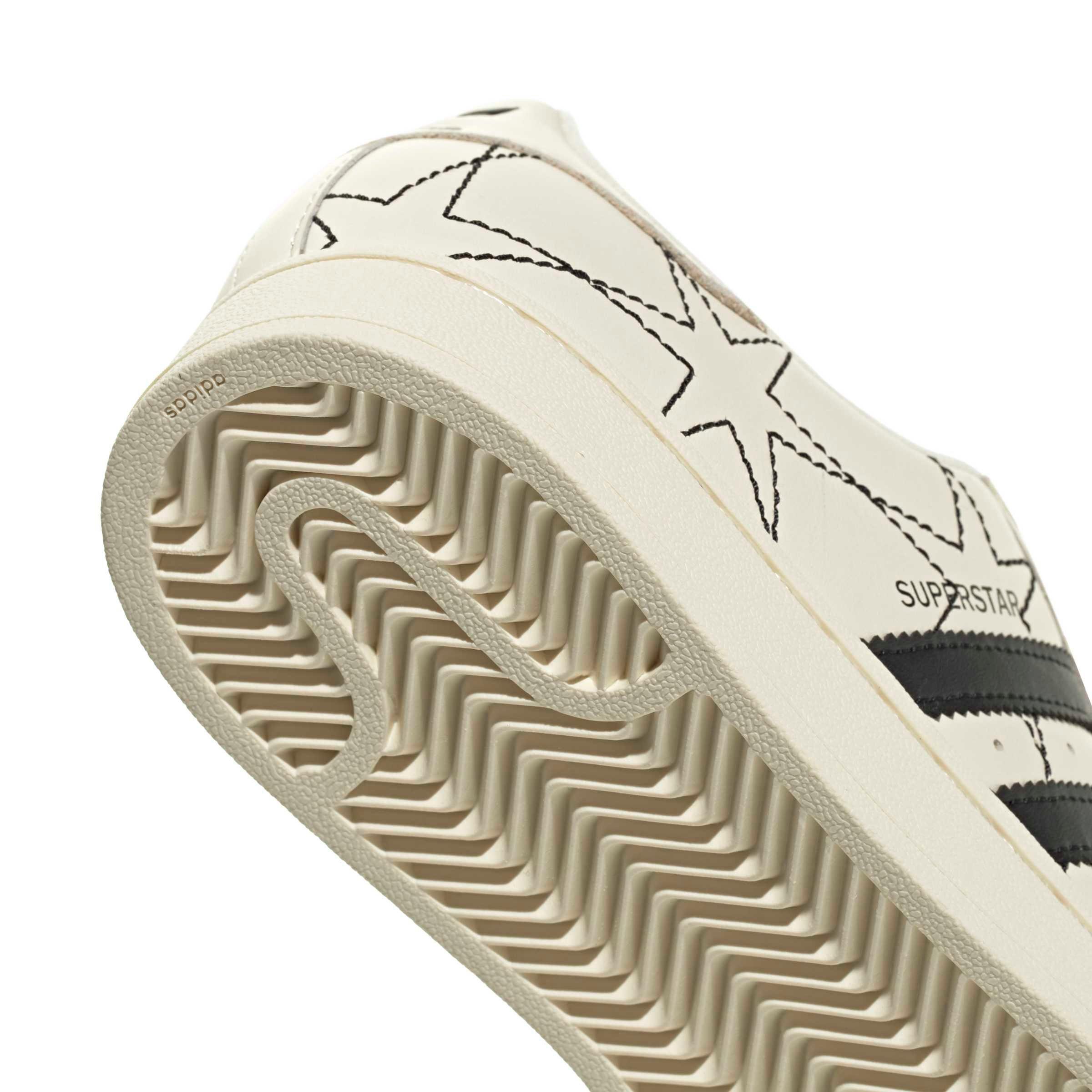 adidas Originals Superstar II "Cream White/Core Black/Cream White" Women's Shoe - CREAM/BLACK/CREAM Thumbnail View 8