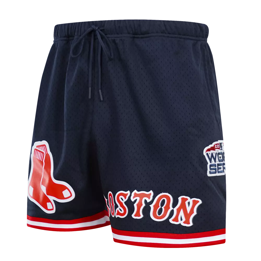 Pro Standard Men's MLB Boston Red Sox Mesh Short - Navy/Red - NAVY/RED