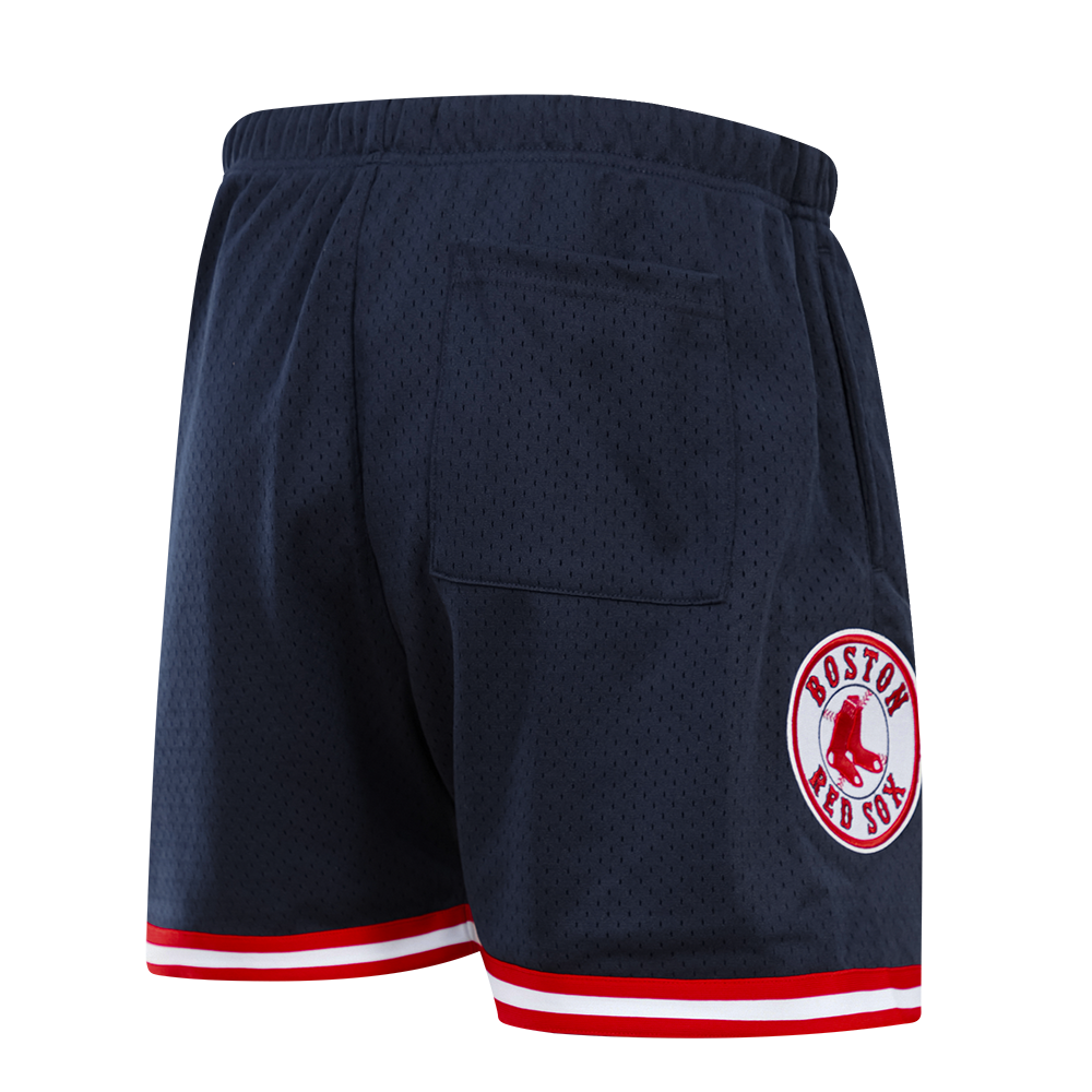 Pro Standard Men's MLB Boston Red Sox Mesh Short - Navy/Red - NAVY/RED