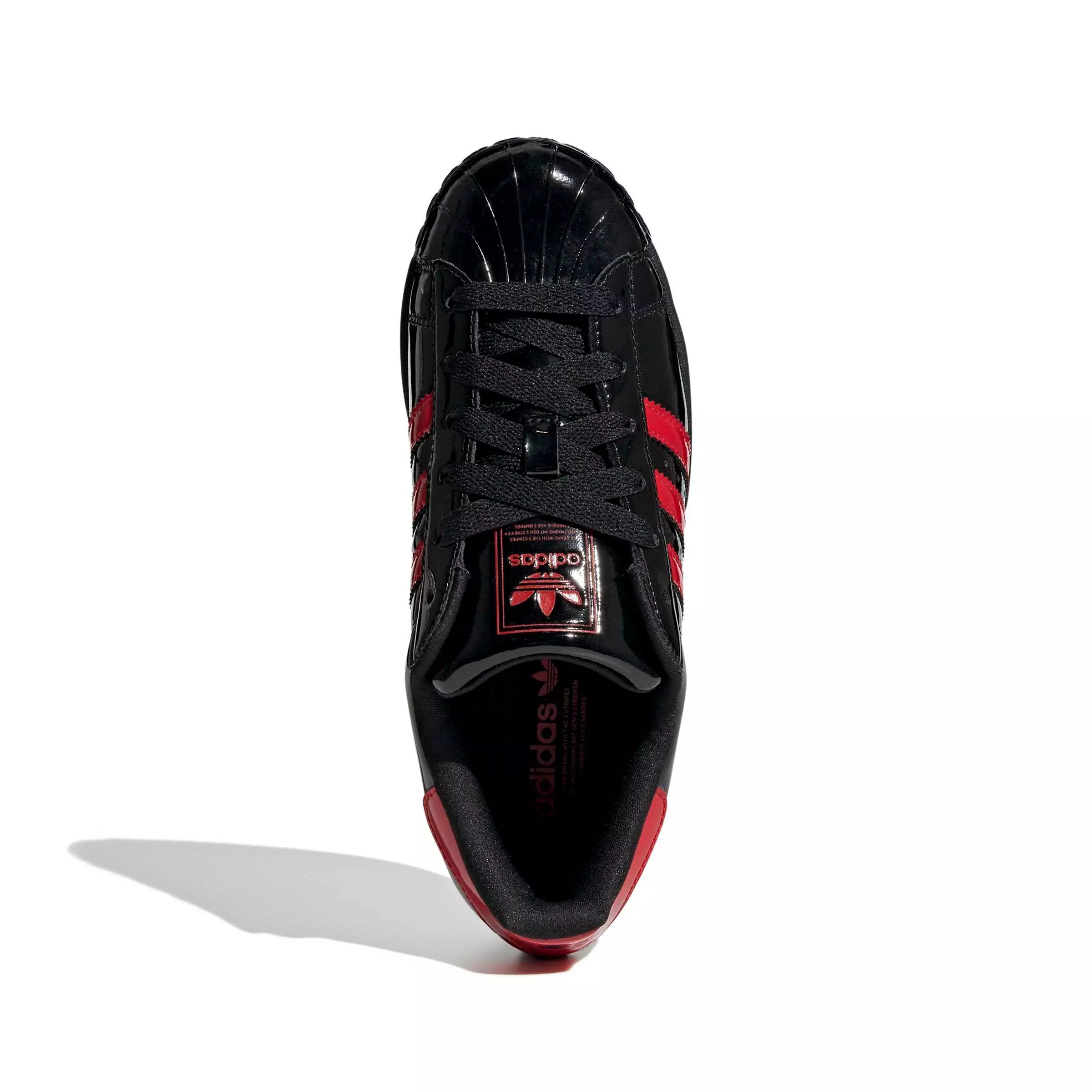 adidas Originals Superstar II "Core Black/Better Scarlet/Core Black" Women's Shoe - BLACK/SCARLET/BLACK