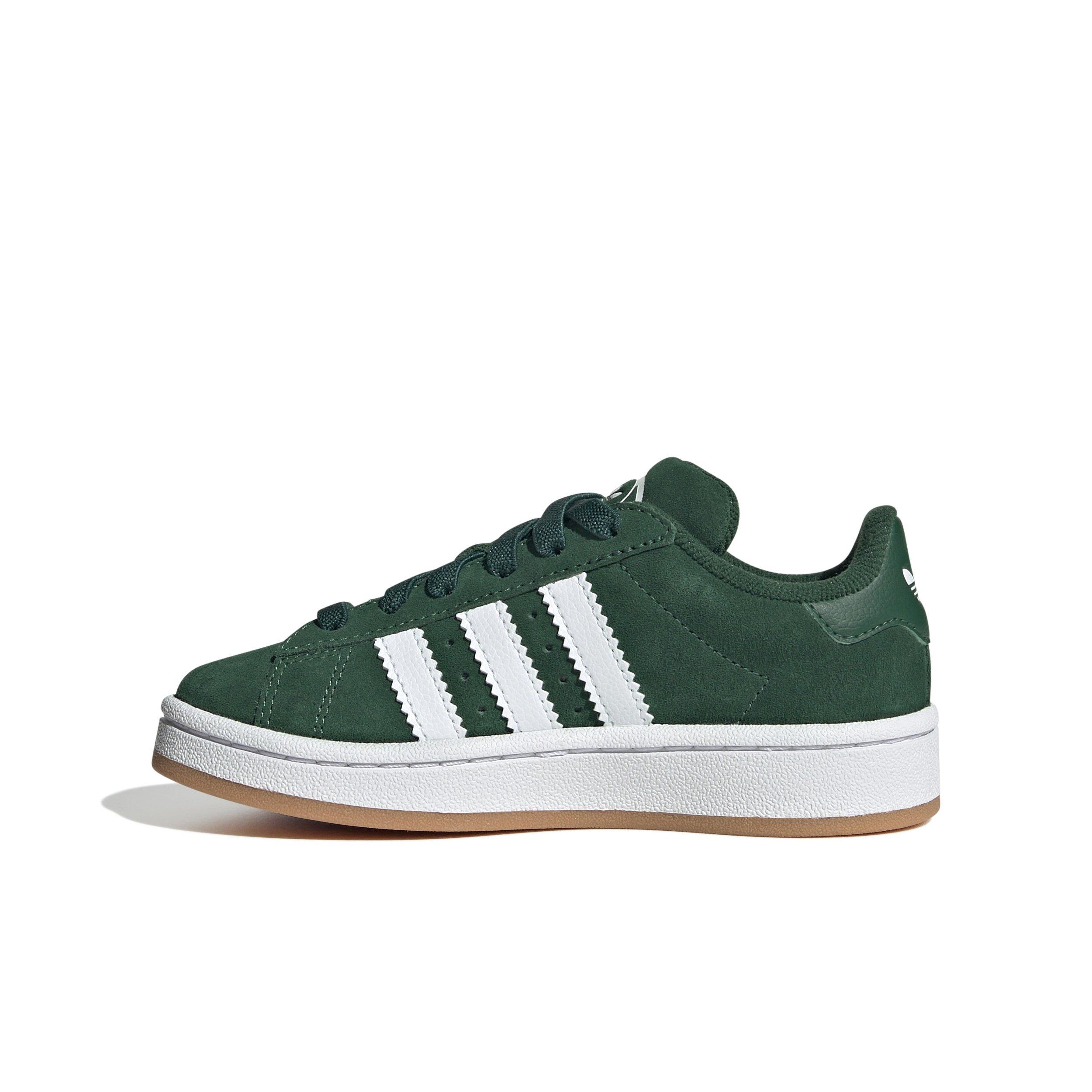 adidas Originals Campus 00s Elastic Lace Preschool Boys' "Dark Green/Ftwr White/Gum 2" Shoe