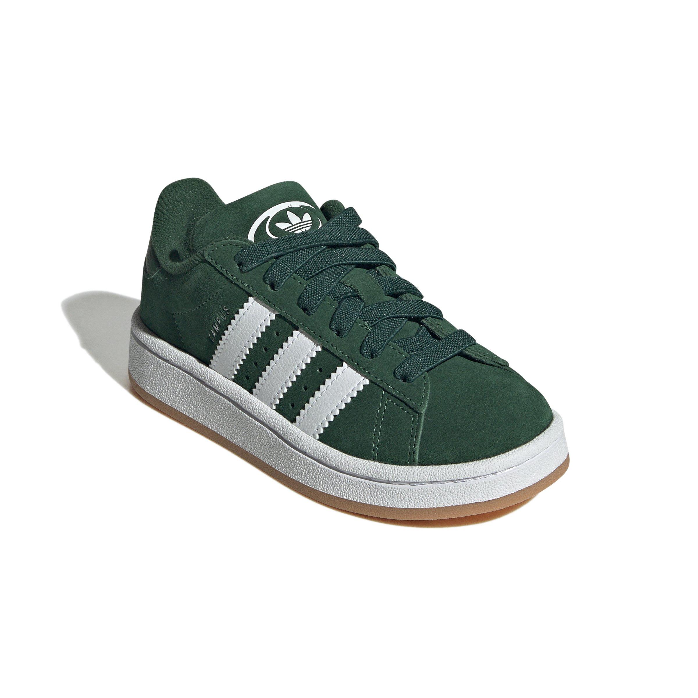 adidas Originals Campus 00s Elastic Lace Preschool Boys' "Dark Green/Ftwr White/Gum 2" Shoe