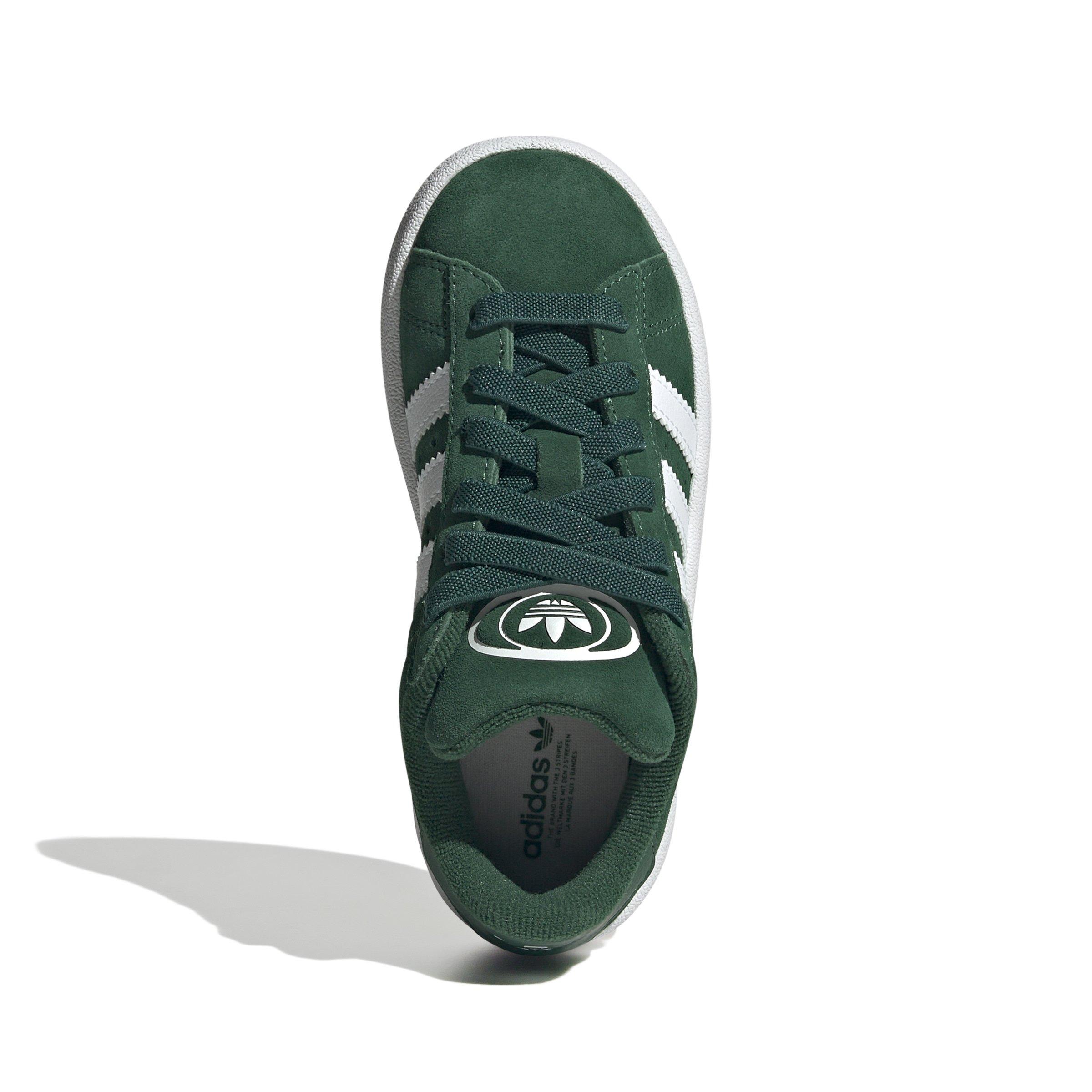 adidas Originals Campus 00s Elastic Lace Preschool Boys' "Dark Green/Ftwr White/Gum 2" Shoe