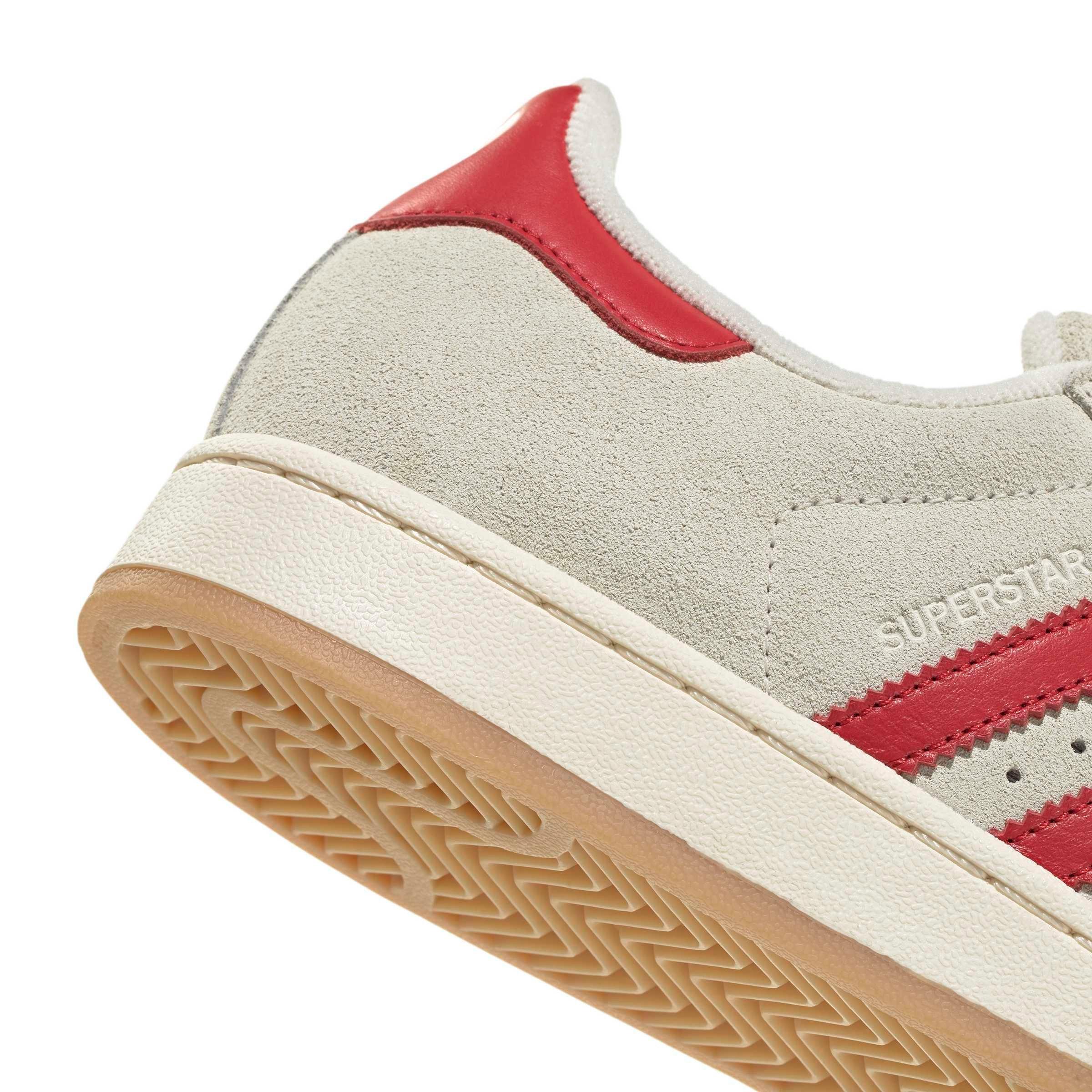 adidas Originals Superstar II "Cream White/Better Scarlet/Sandy Pink" Women's Shoe - CREAM/SCARLET/PINK Thumbnail View 7