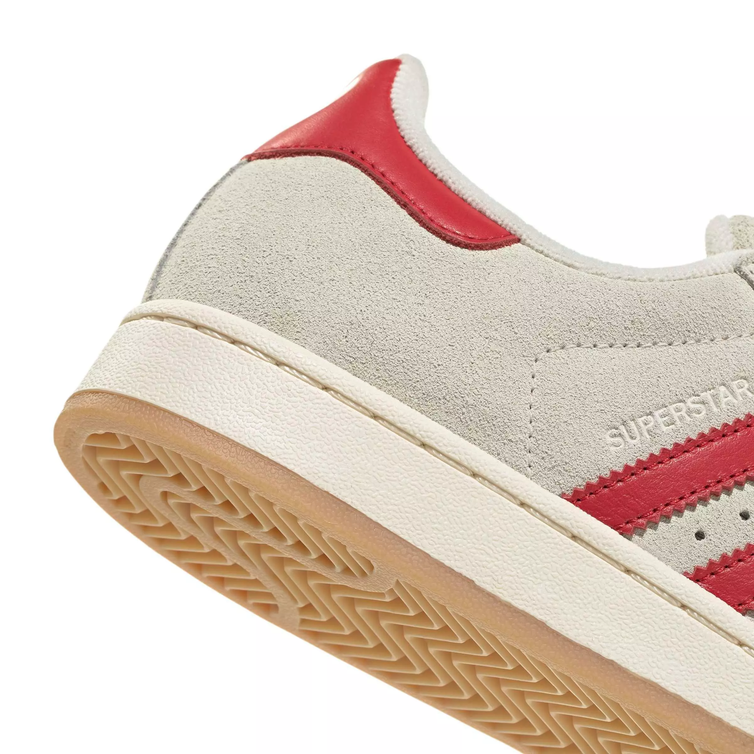 adidas Originals Superstar II "Cream White/Better Scarlet/Sandy Pink" Women's Shoe - CREAM/SCARLET/PINK