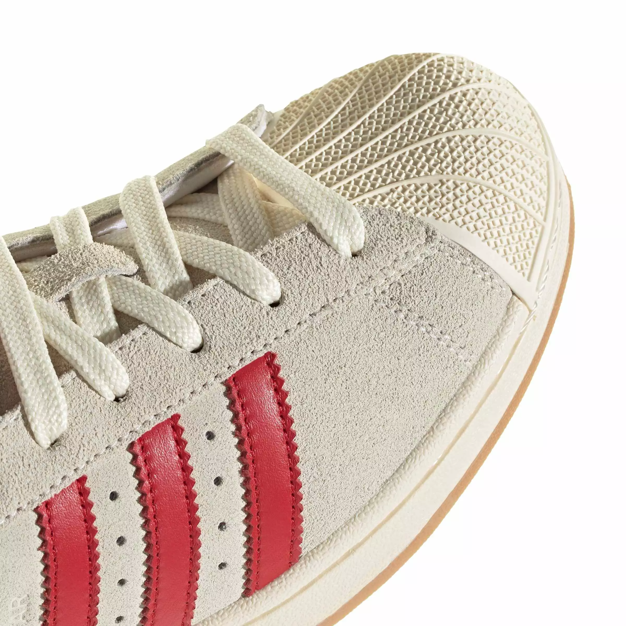 adidas Originals Superstar II "Cream White/Better Scarlet/Sandy Pink" Women's Shoe - CREAM/SCARLET/PINK