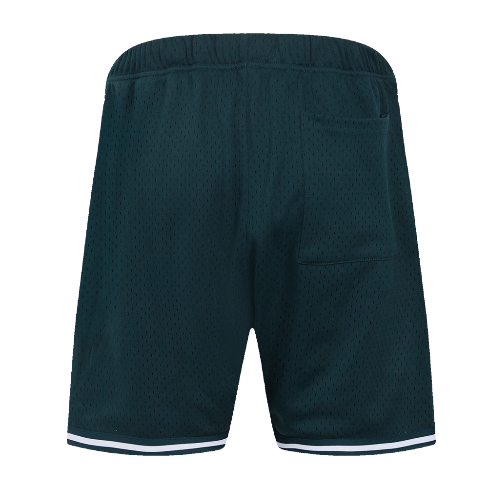 Pro Standard Men's MLB Oakland Athletics Logo Mesh Short - Forest Green - FOREST GREEN