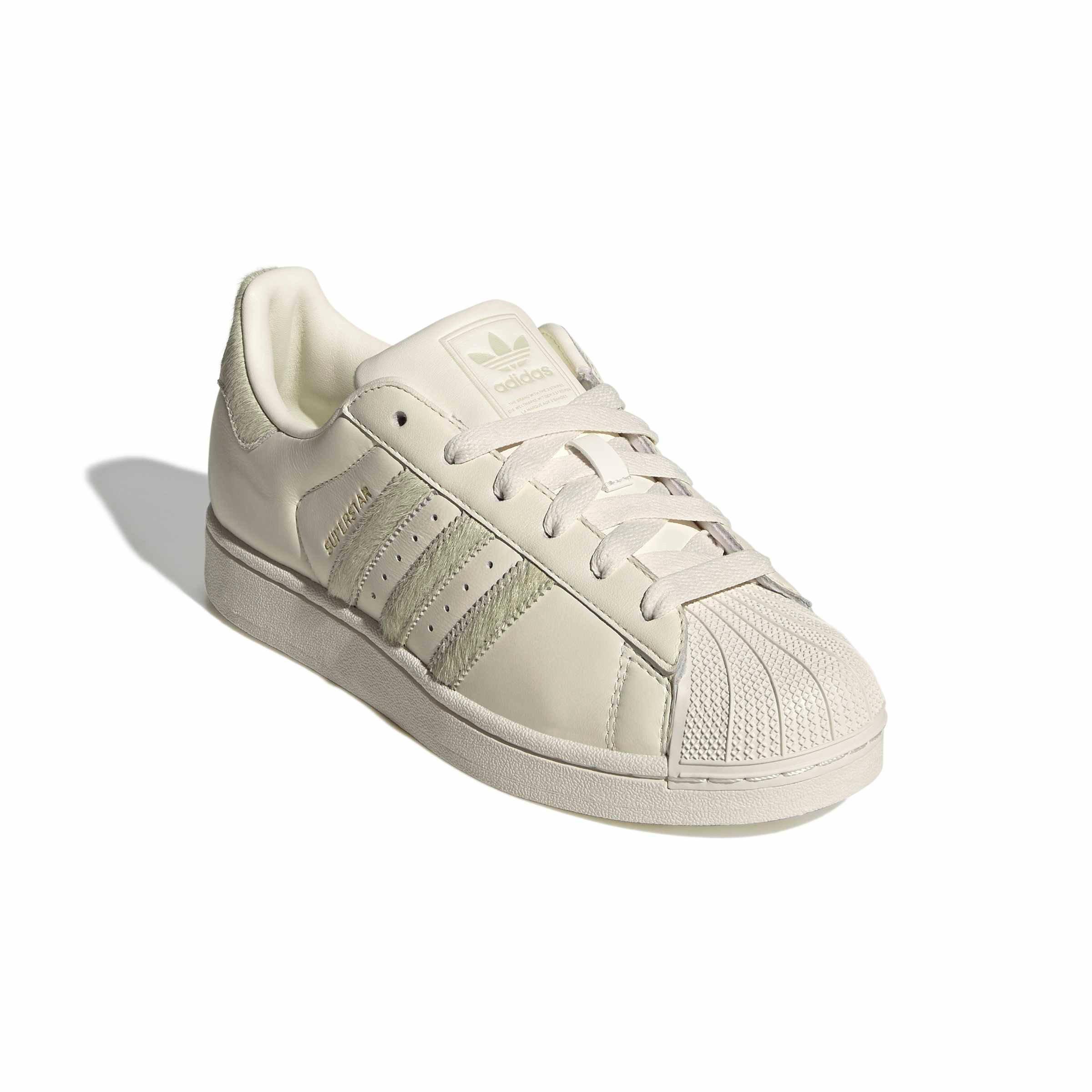 adidas Originals Superstar II "Off White/Linen Green/Gold Metallic" Women's Shoe - OFF WHITE/GREEN/GOLD Thumbnail View 3