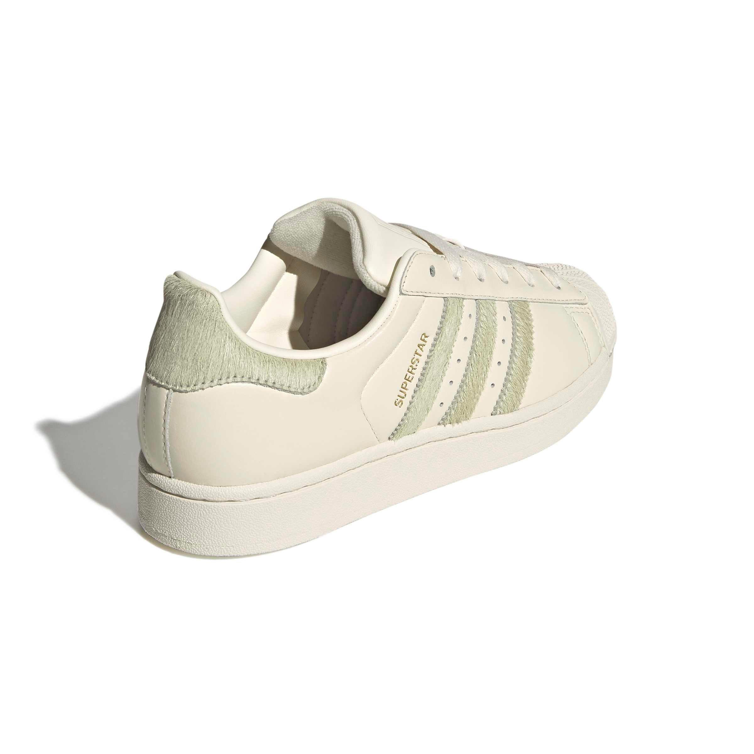 adidas Originals Superstar II "Off White/Linen Green/Gold Metallic" Women's Shoe - OFF WHITE/GREEN/GOLD Thumbnail View 4