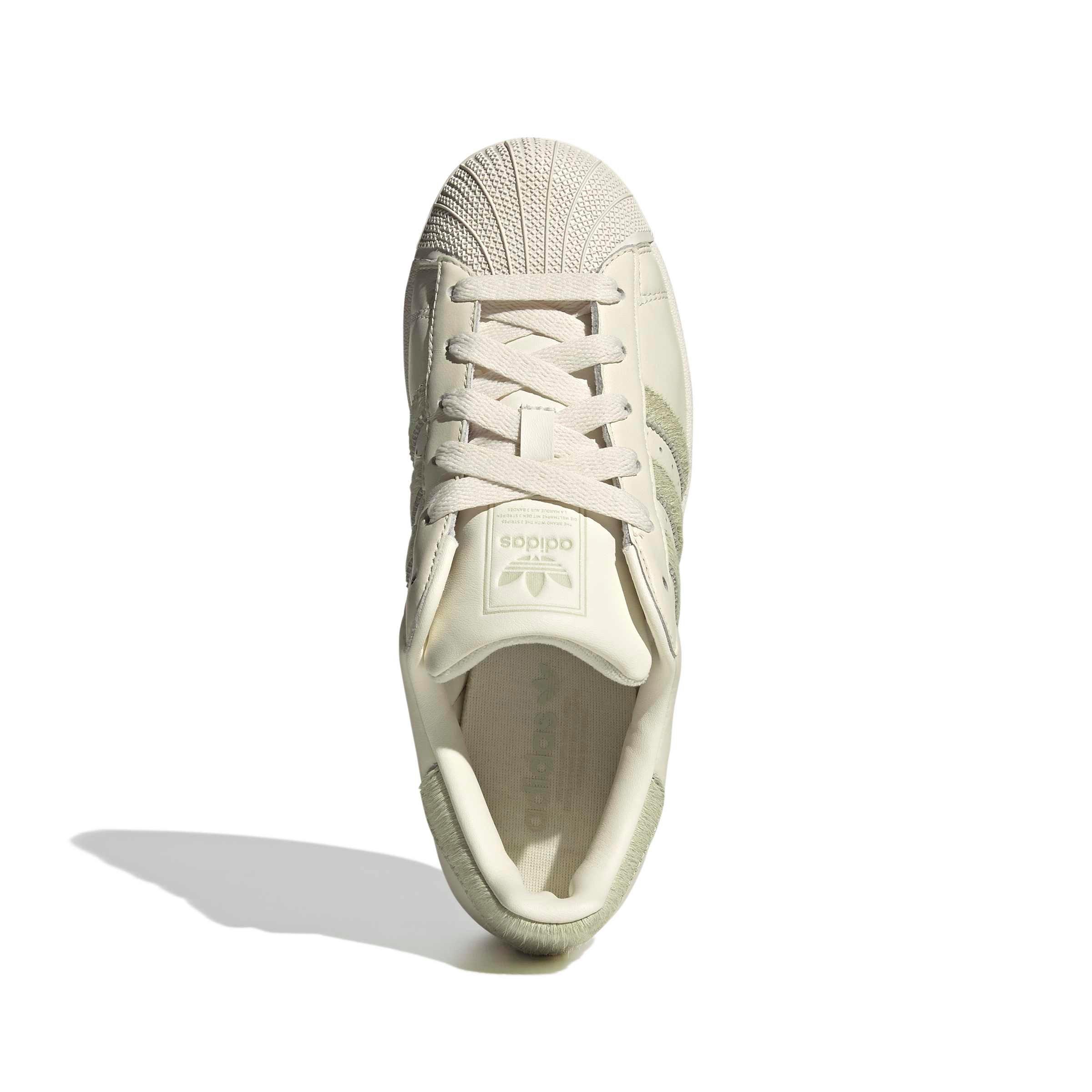 adidas Originals Superstar II "Off White/Linen Green/Gold Metallic" Women's Shoe - OFF WHITE/GREEN/GOLD Thumbnail View 5