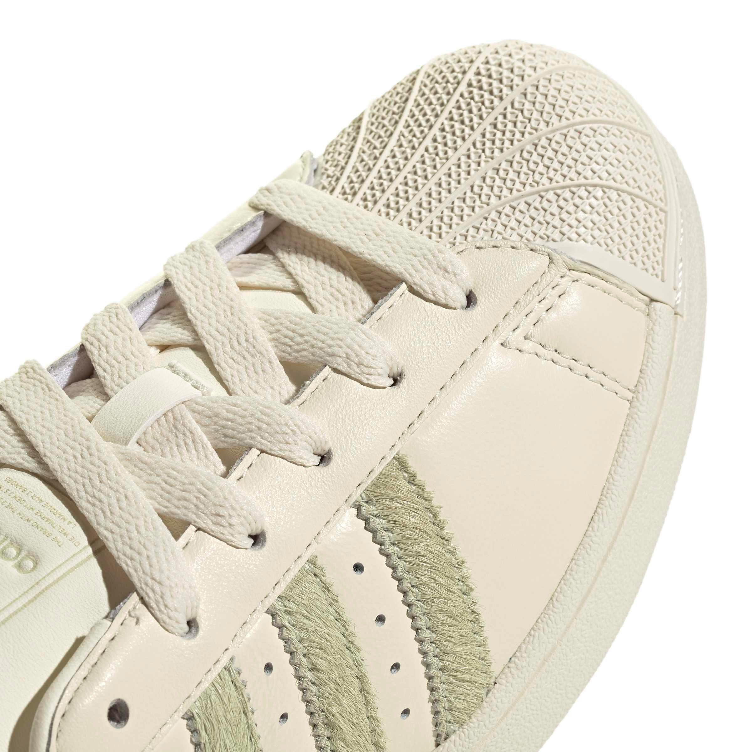 adidas Originals Superstar II "Off White/Linen Green/Gold Metallic" Women's Shoe - OFF WHITE/GREEN/GOLD Thumbnail View 8