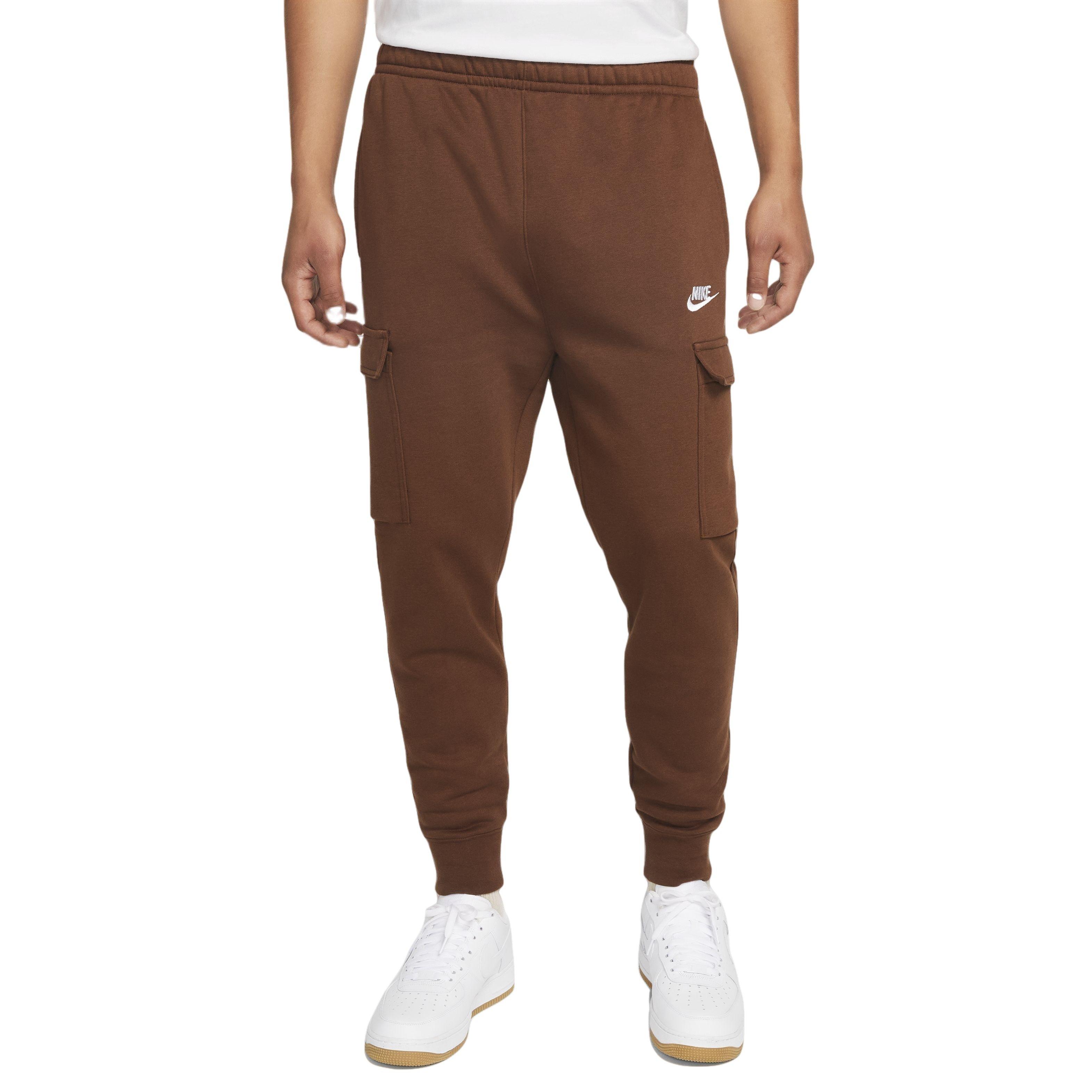 Nike Men's Sportswear Club Cargo BB Pants-Brown - BROWN Thumbnail View 1