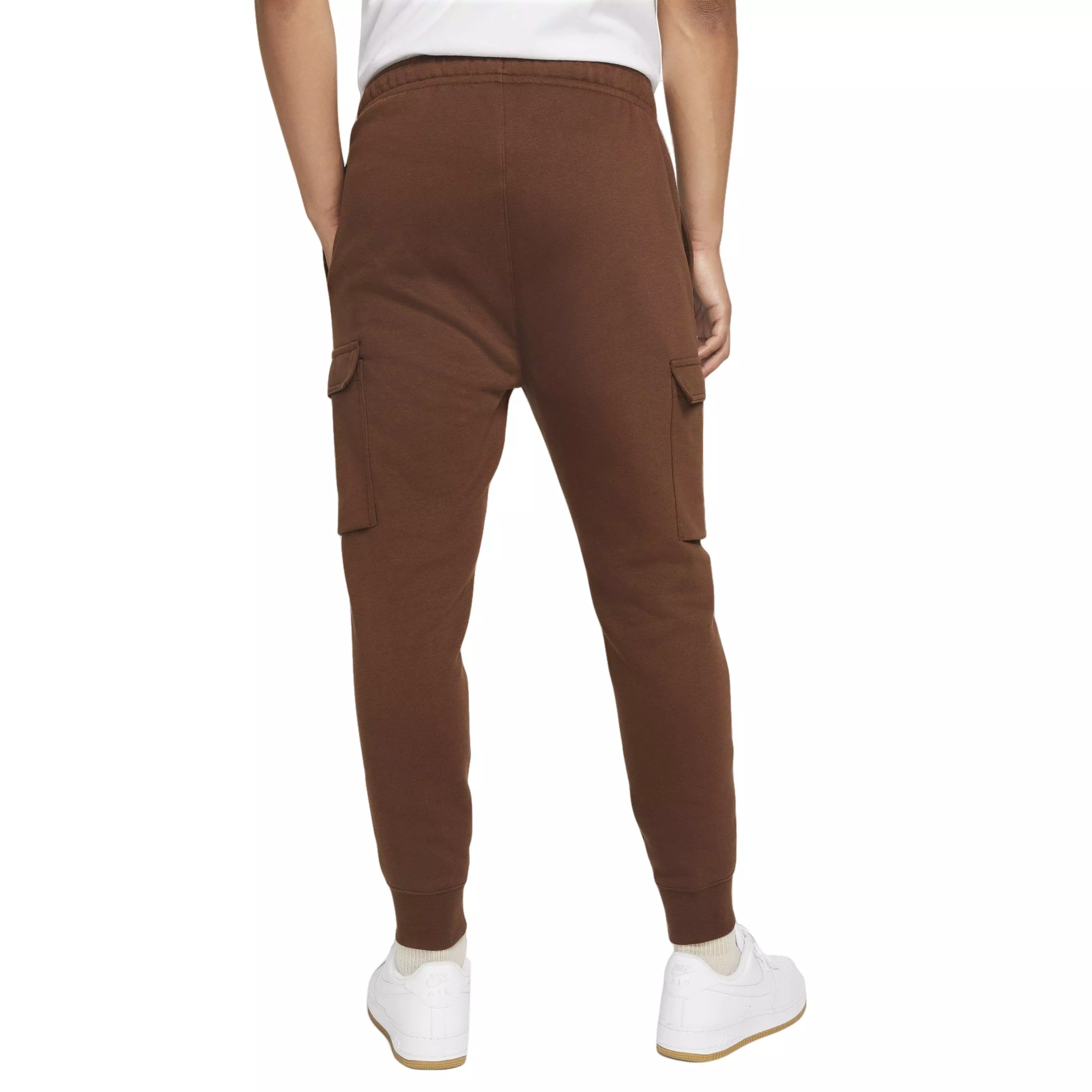 Nike Men's Sportswear Club Cargo BB Pants-Brown - BROWN