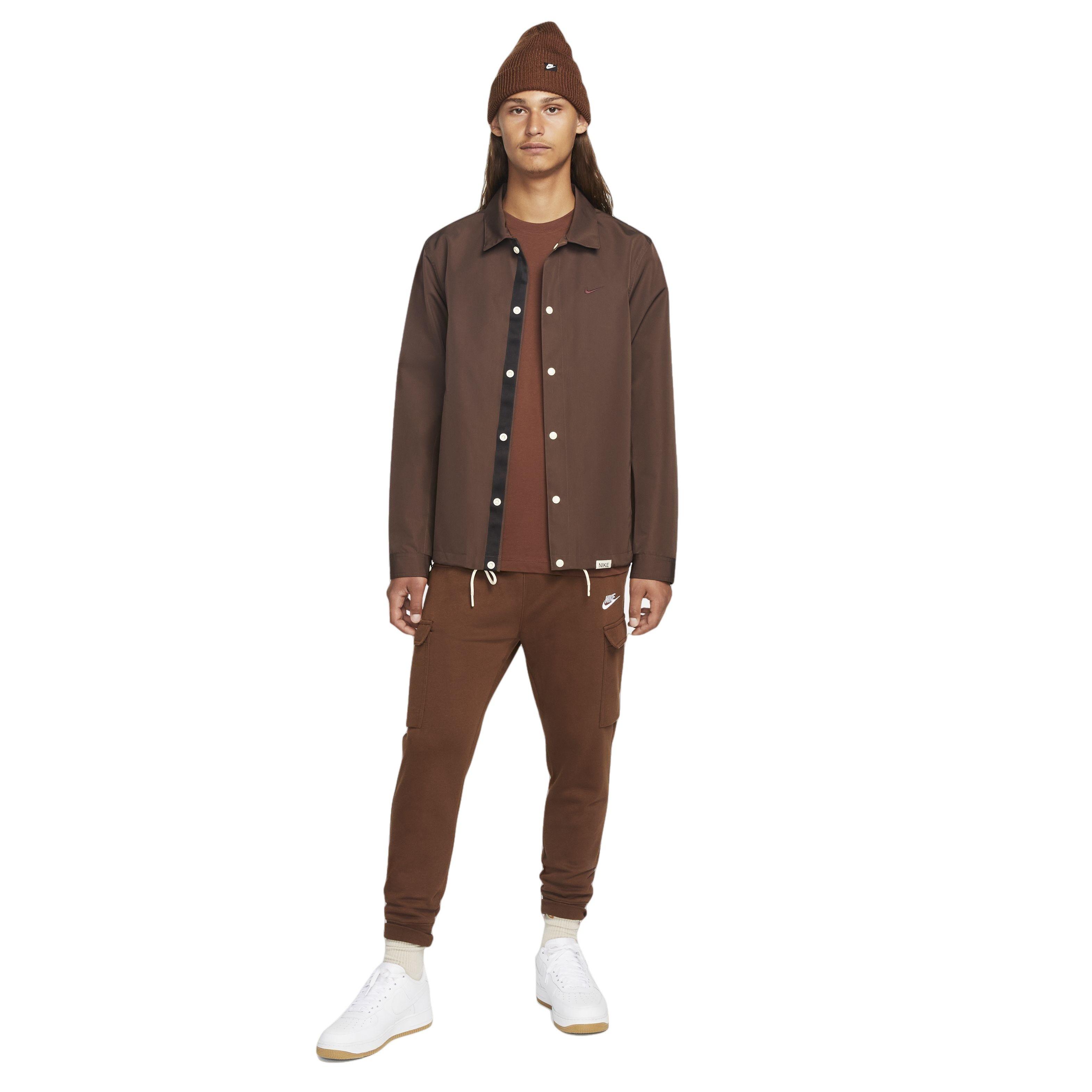 Nike Men's Sportswear Club Cargo BB Pants-Brown - BROWN Thumbnail View 5