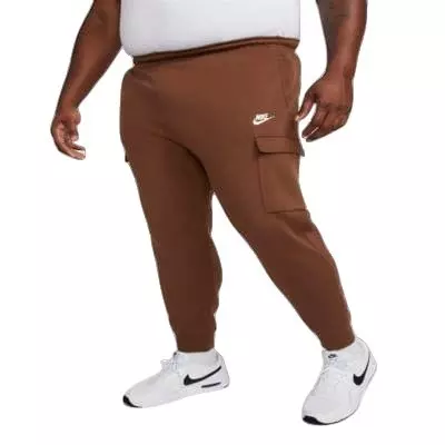 Nike Men's Sportswear Club Cargo BB Pants-Brown - BROWN