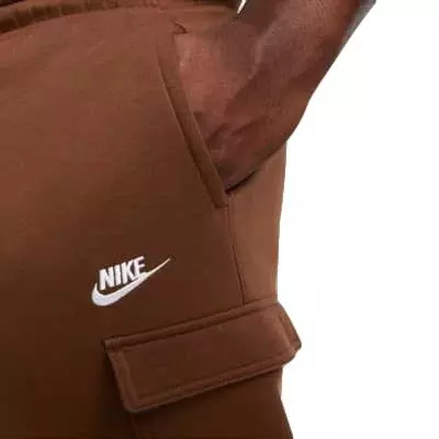 Nike Men's Sportswear Club Cargo BB Pants-Brown - BROWN