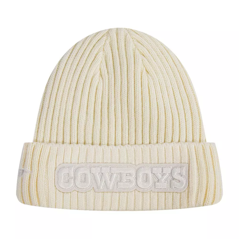 Pro Standard Men's NFL Dallas Cowboys Beanie - Eggshell - EGGSHELL