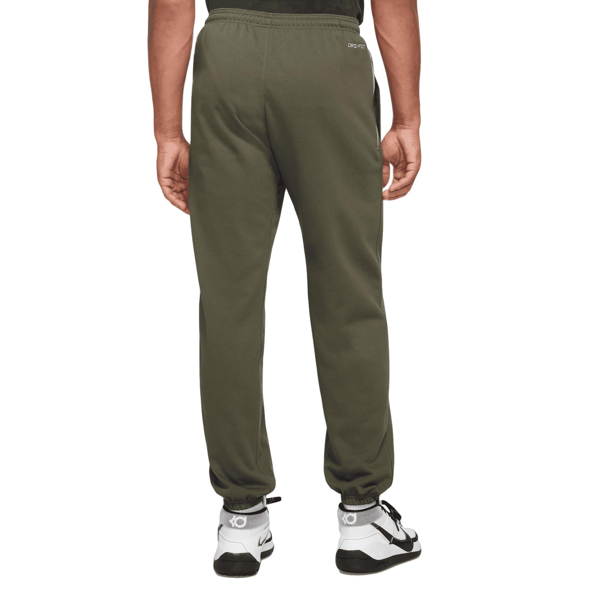 Nike Men's Dri-FIT Standard Issue Basketball Pants - OLIVE Thumbnail View 2