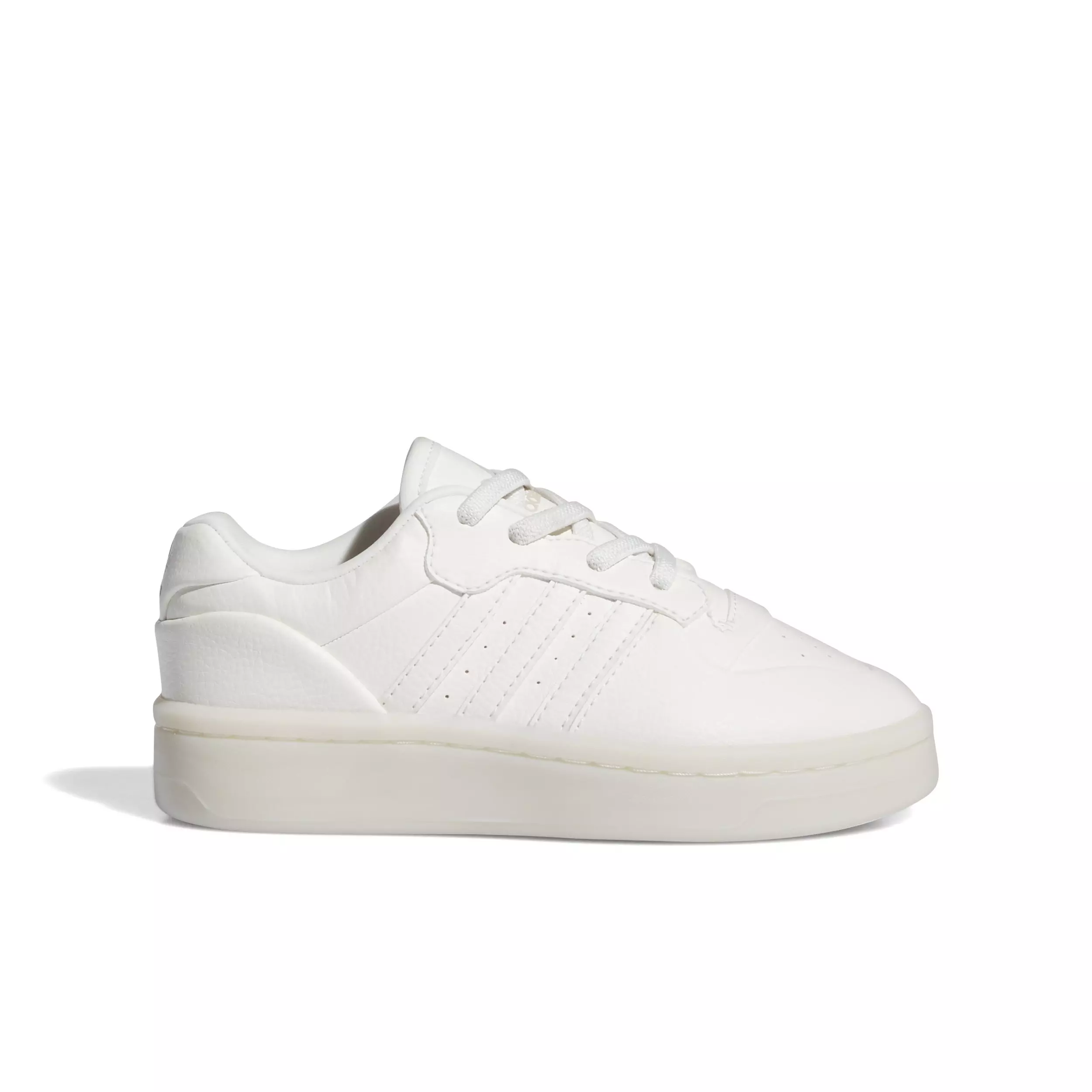 adidas Rivalry Lux Low "Cloud White/Ivory" Preschool Boys' Shoe - WHITE/IVORY