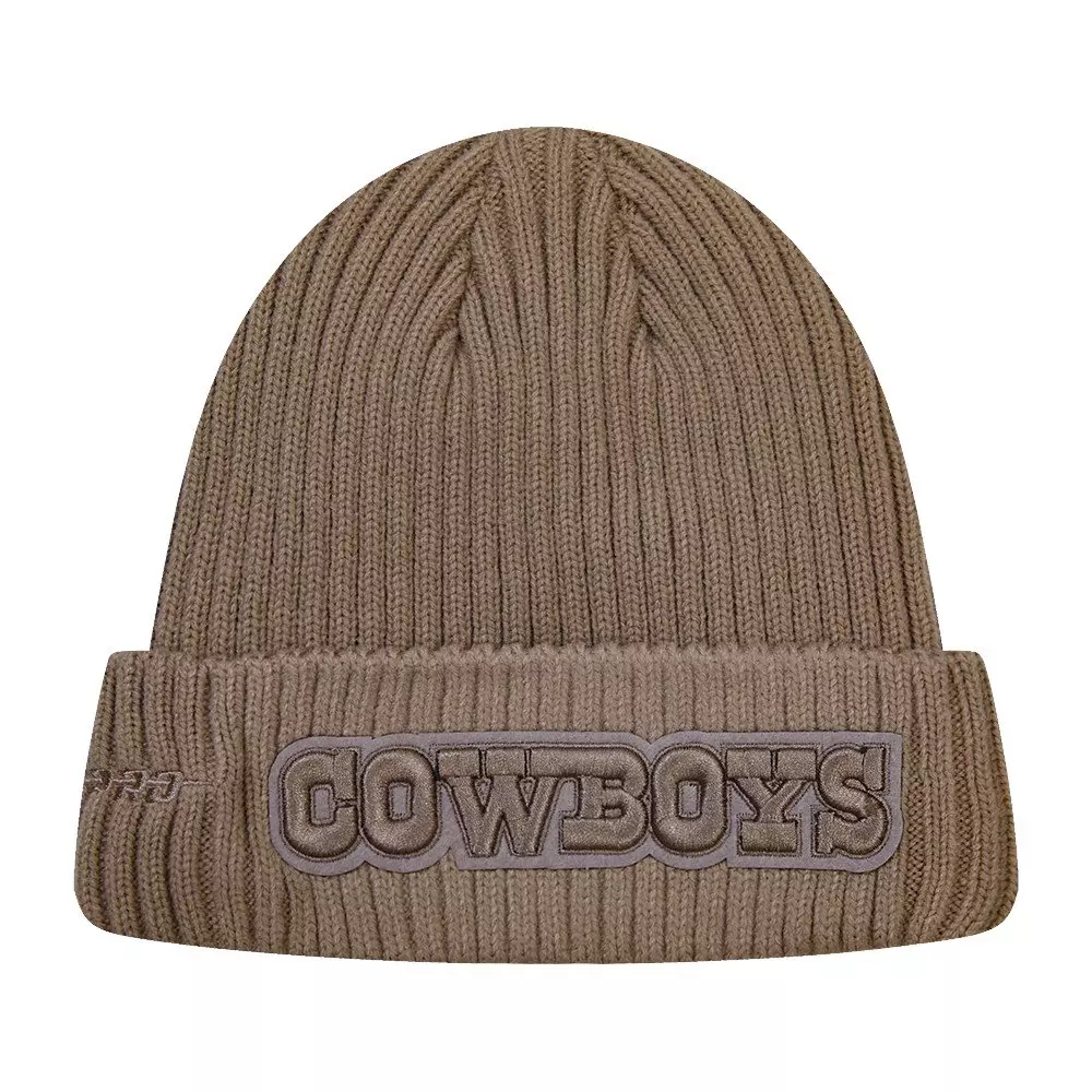 Pro Standard Men's NFL Dallas Cowboys Beanie - Taupe - TAUPE