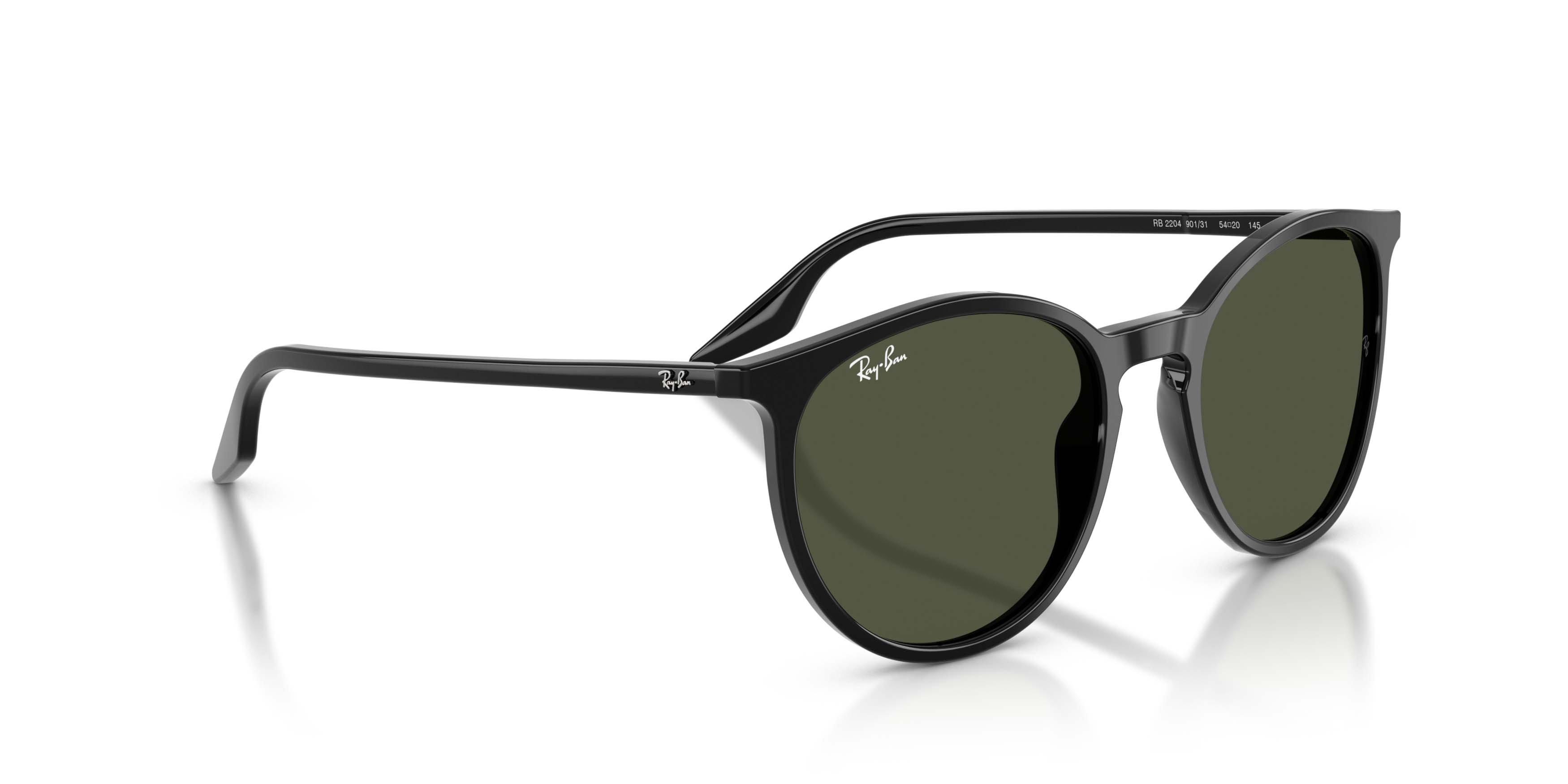 Ray-Ban RB2204 Dark Green Sunglasses - Black - BLACK/GREEN