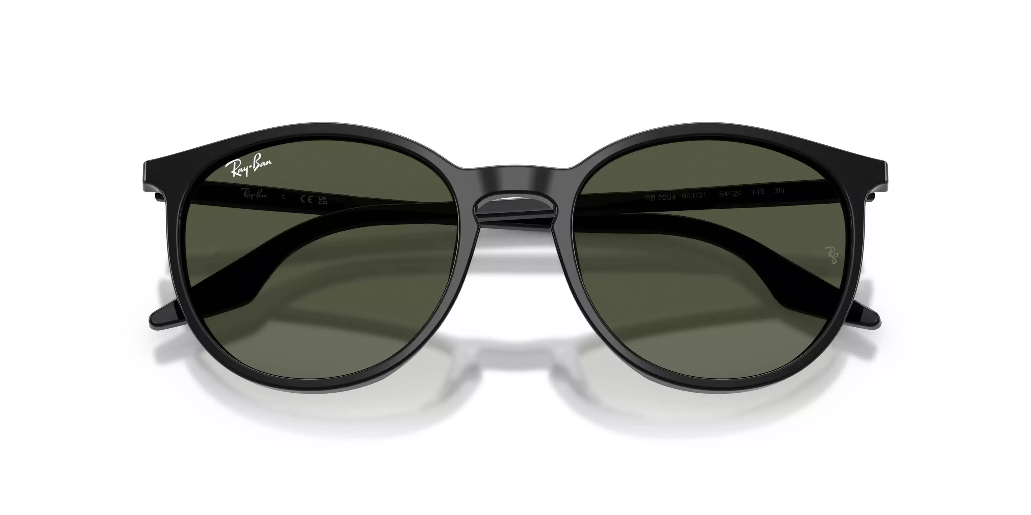 Ray-Ban RB2204 Dark Green Sunglasses - Black - BLACK/GREEN