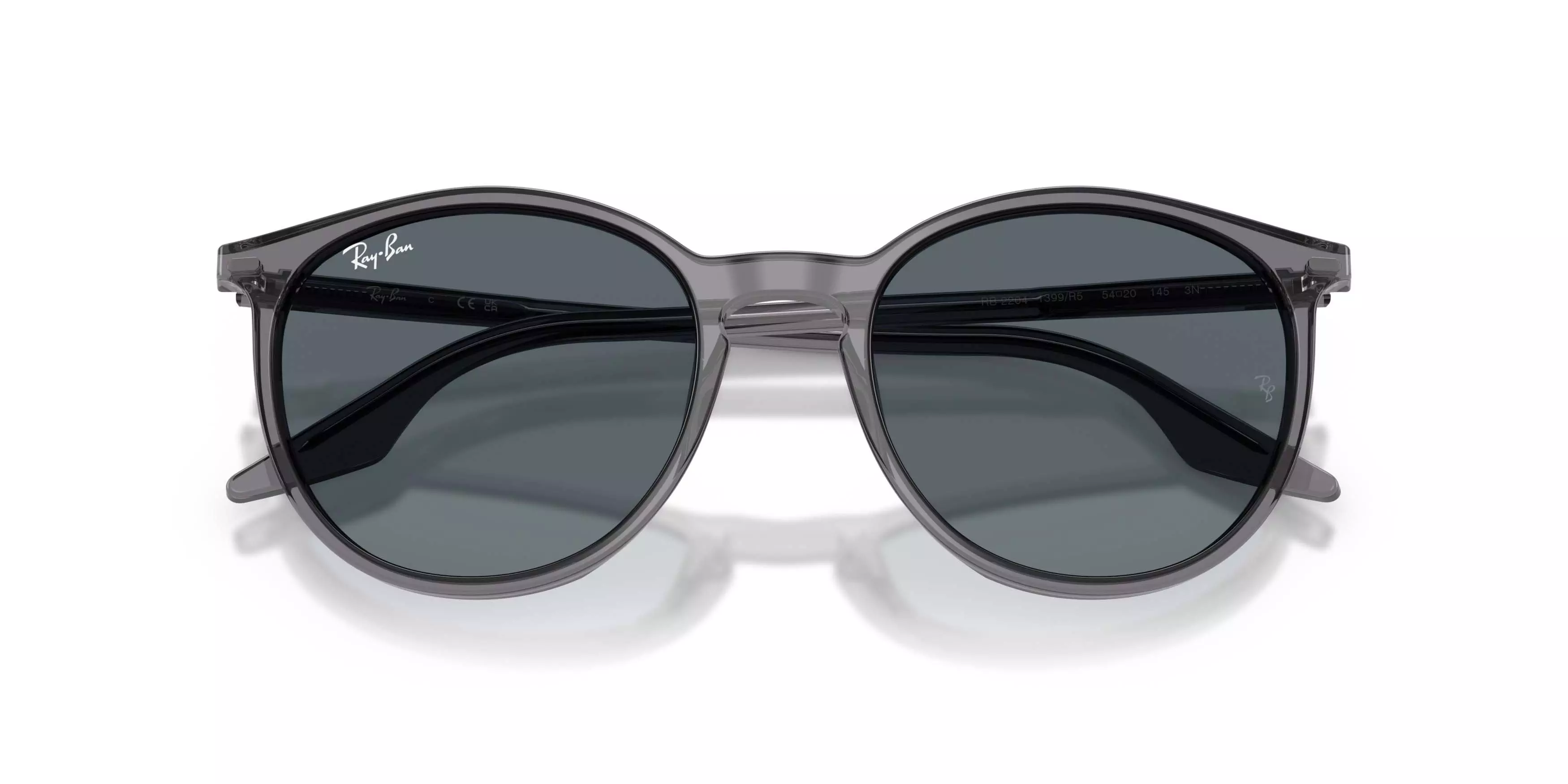 Ray-Ban RB2204 Blue Sunglasses - Transparent Grey - GREY/BLUE