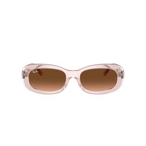 Ray-Ban RB2221 Pink Gradient Brown Sunglasses - Transparent Pink - PINK/BROWN