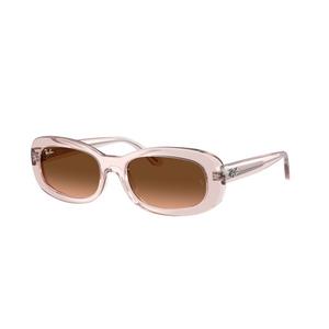 Ray-Ban RB2221 Pink Gradient Brown Sunglasses - Transparent Pink - PINK/BROWN