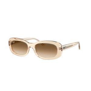 Ray-Ban RB2221 Clear Gradient Brown Sunglasses - Transparent Nude - BROWN