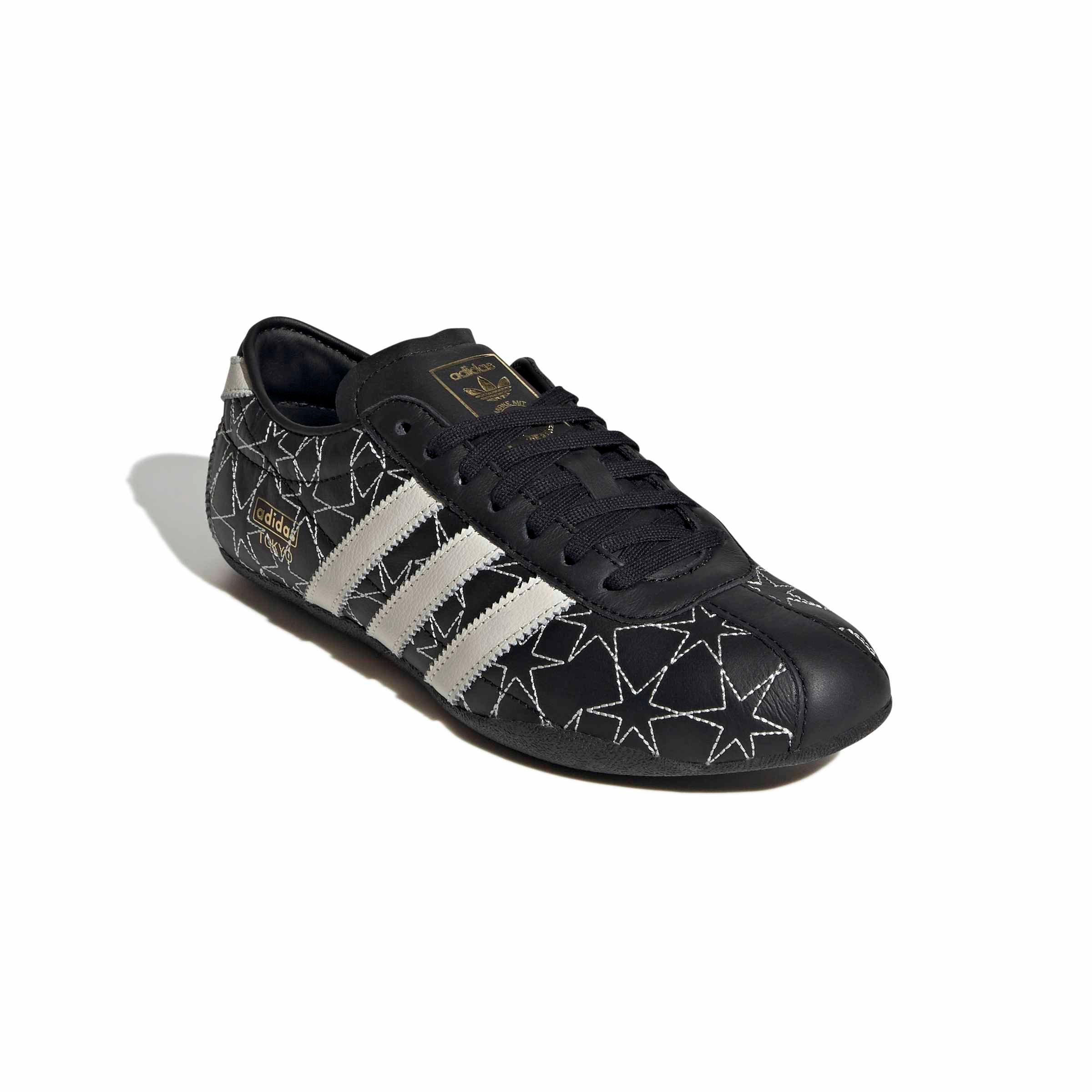 adidas Originals Tokyo "Black/Off White/Gold Metallic" Women's Shoe - BLACK/OFF WHITE/GOLD Thumbnail View 3