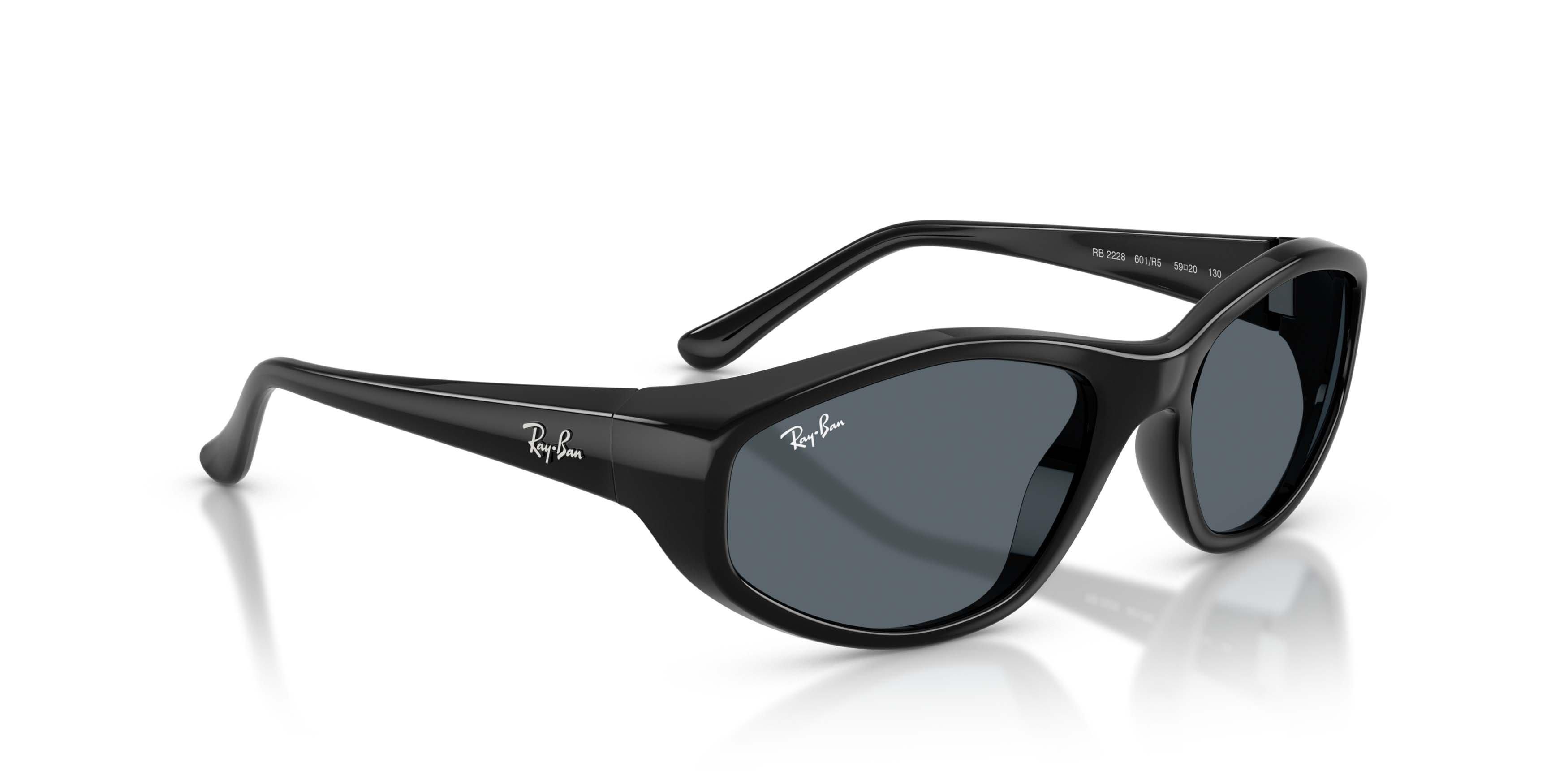Ray-Ban RB2228 Blue Sunglasses - Black - BLACK/BLUE