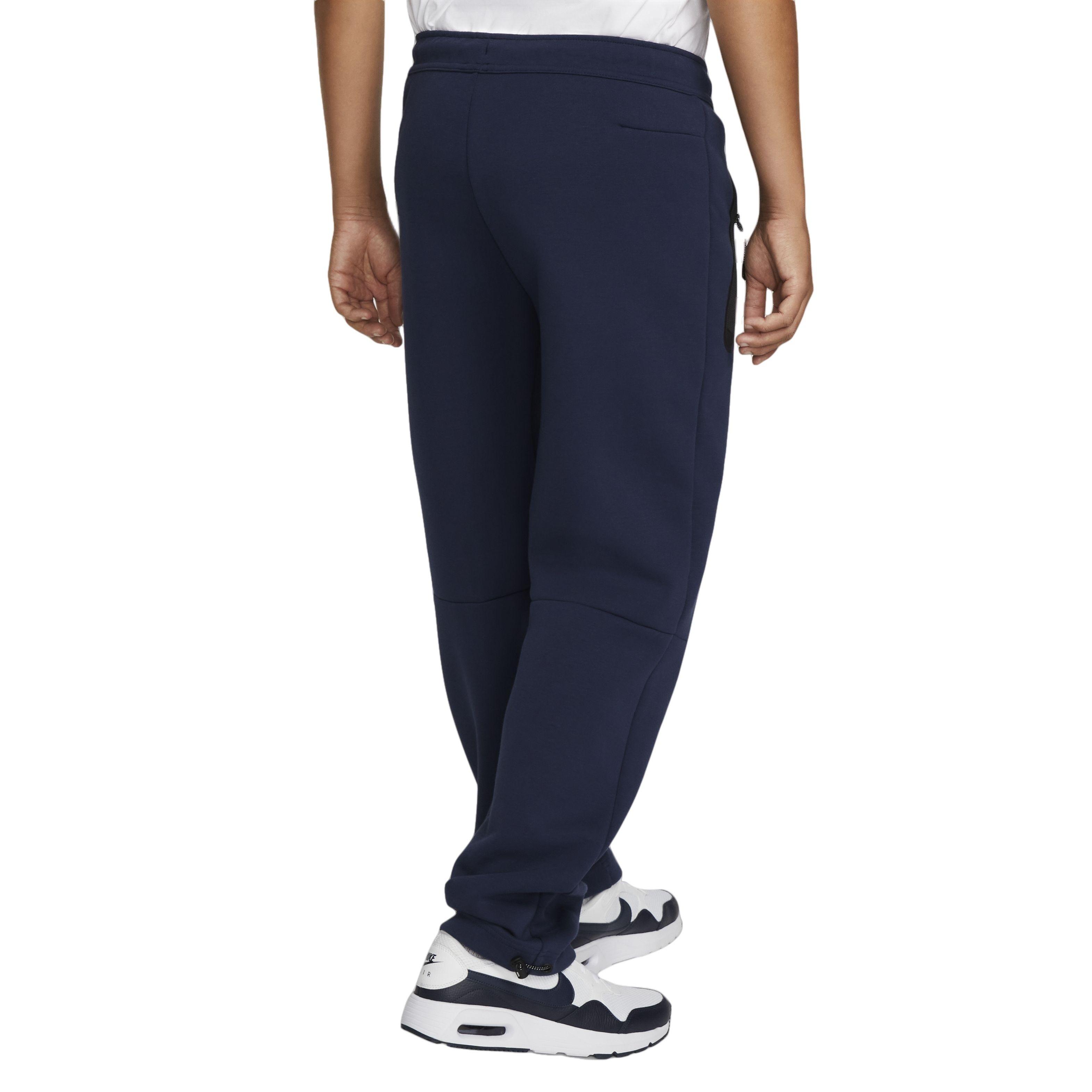 Nike Men's Sportswear Straight Leg Tech Fleece Bungee Pants - DK BLUE Thumbnail View 2