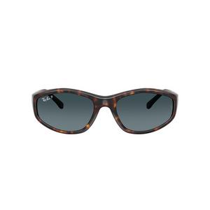 Ray-Ban RB2228 Light Blue Gradient Dark Polarized Sunglasses - Havana - BROWN