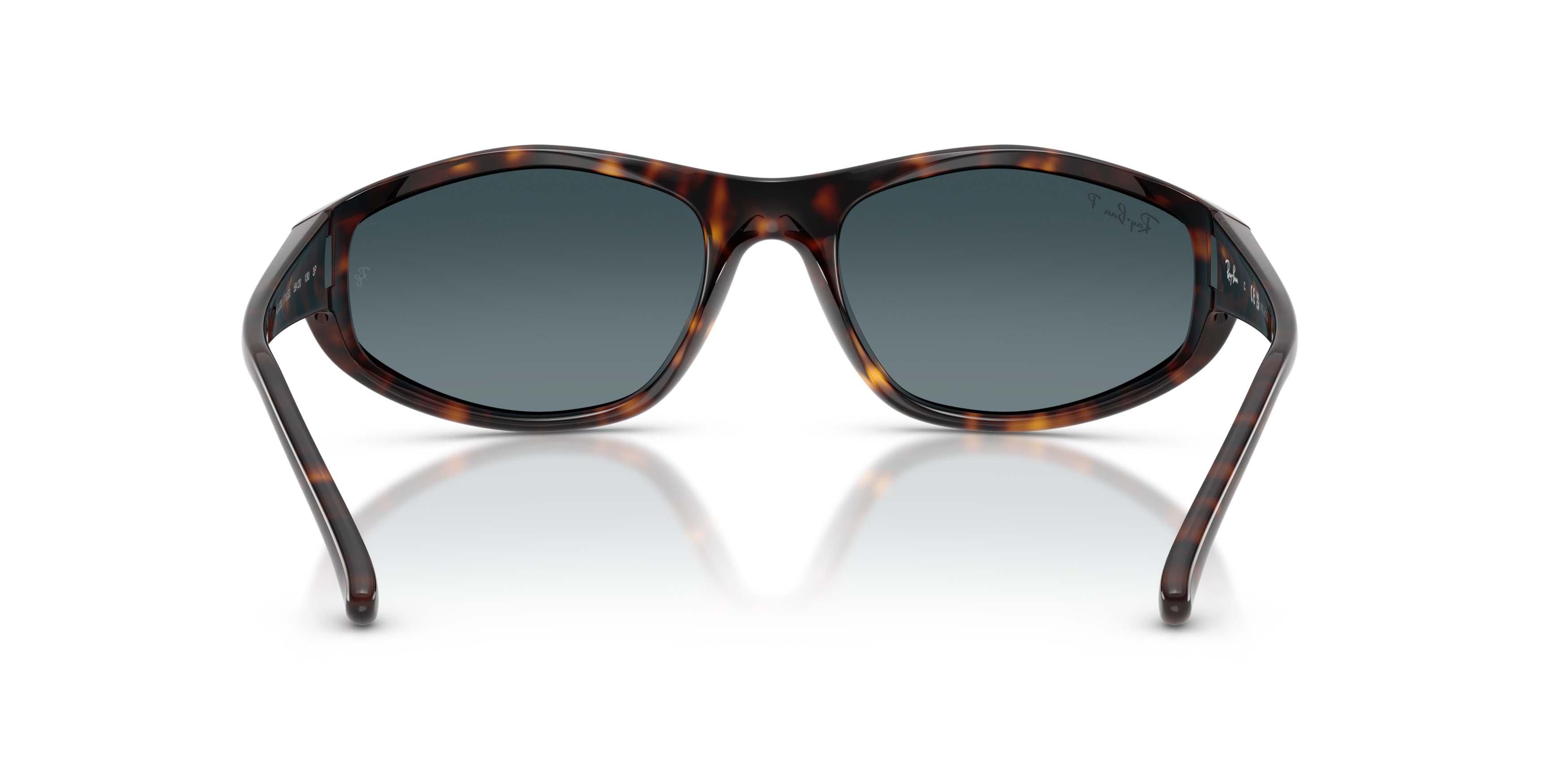 Ray-Ban RB2228 Light Blue Gradient Dark Polarized Sunglasses - Havana - BROWN