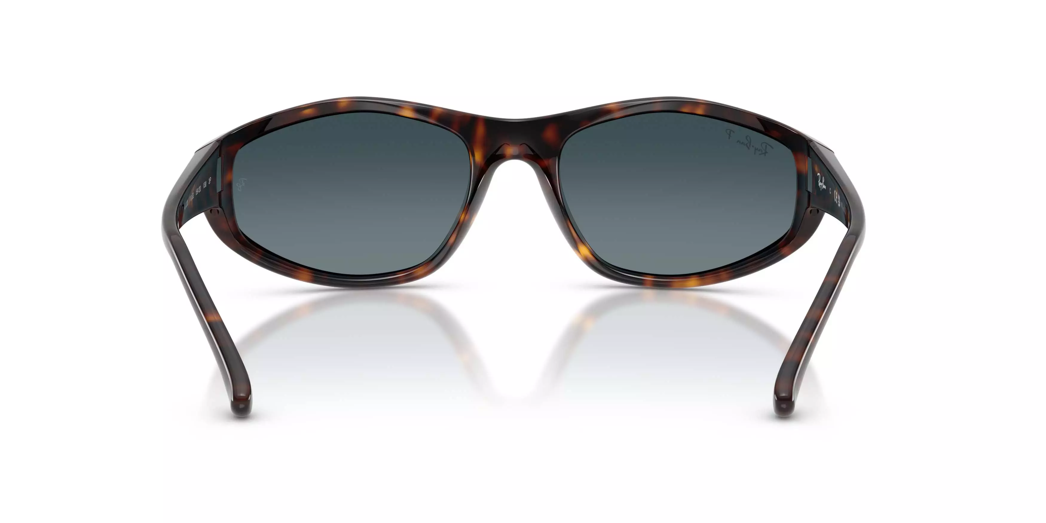 Ray-Ban RB2228 Light Blue Gradient Dark Polarized Sunglasses - Havana - BROWN