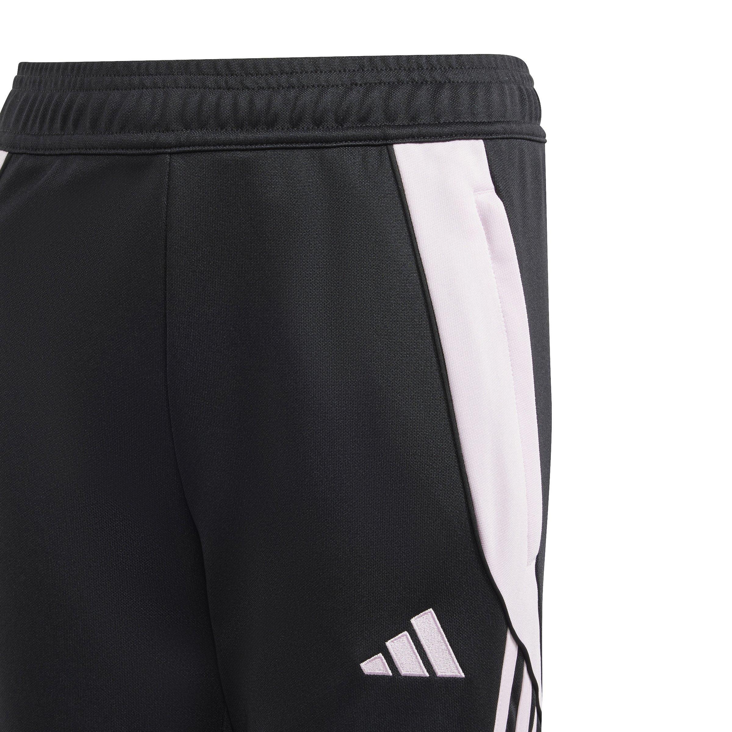 adidas Tiro24 Big Girls' Black/Pink Training Pants