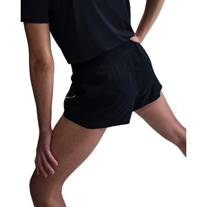 Nike Women's One Dri-FIT Mid-Rise Brief-Lined Running Shorts -Black