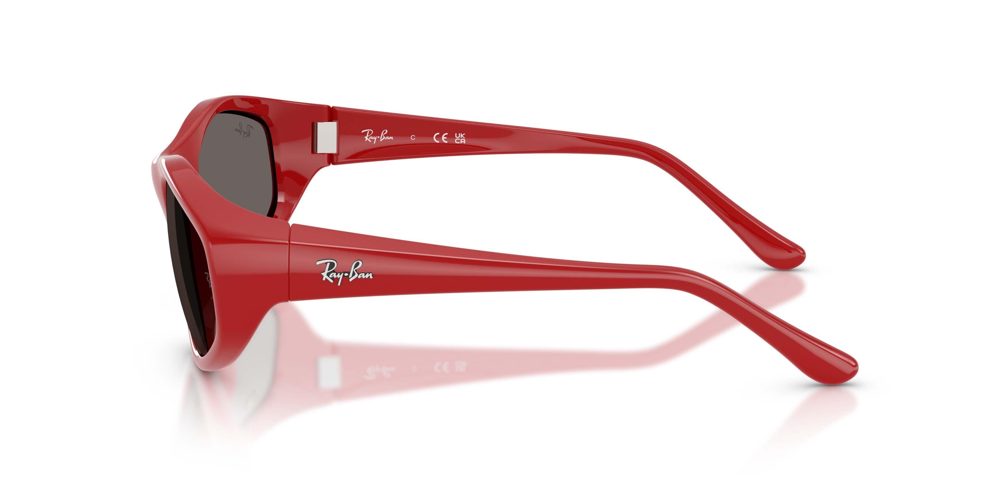 Ray-Ban RB2228 Dark Grey Sunglasses - Red - RED/GREY
