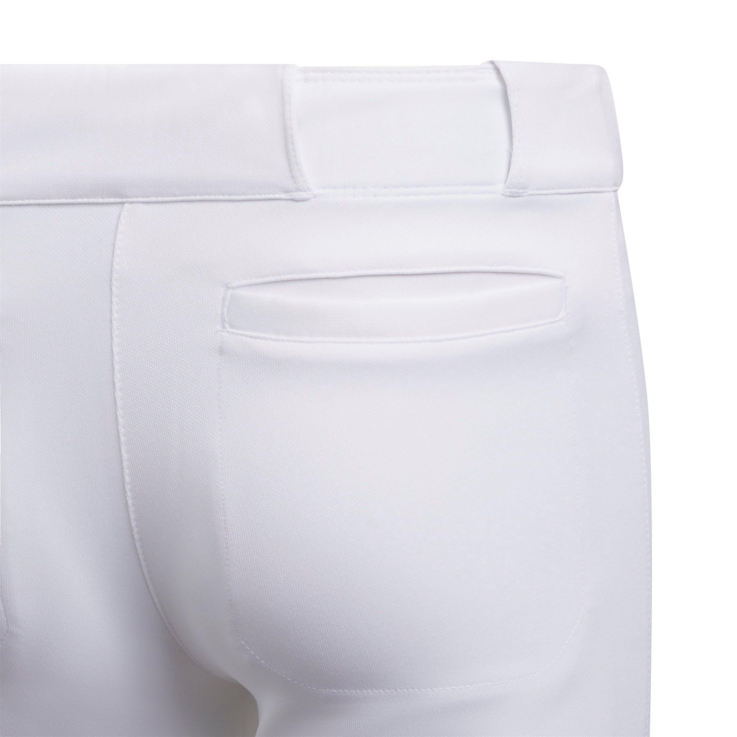 adidas Big Boys' Knee Length Baseball Pants - White - WHITE Thumbnail View 5