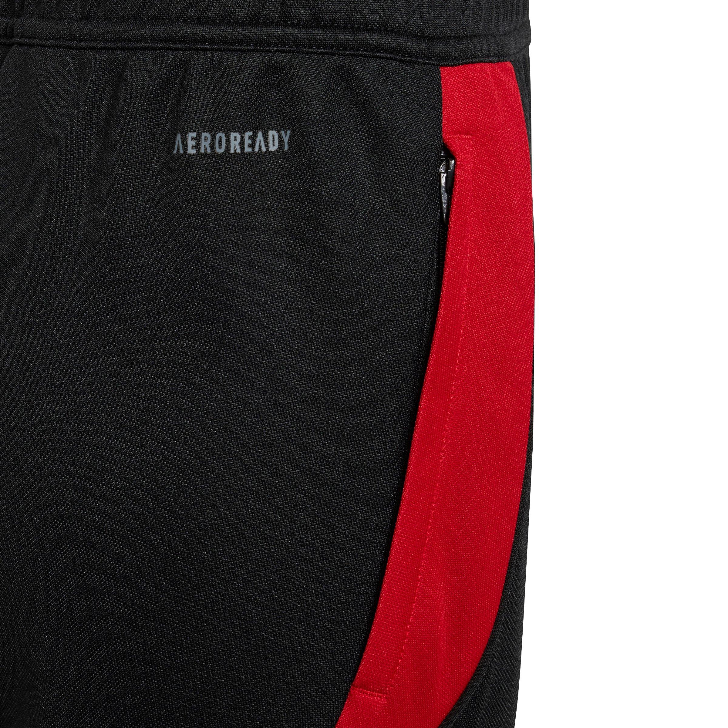 adidas Tiro 24 Training Big Kids' Black/Red Tracksuit Bottoms